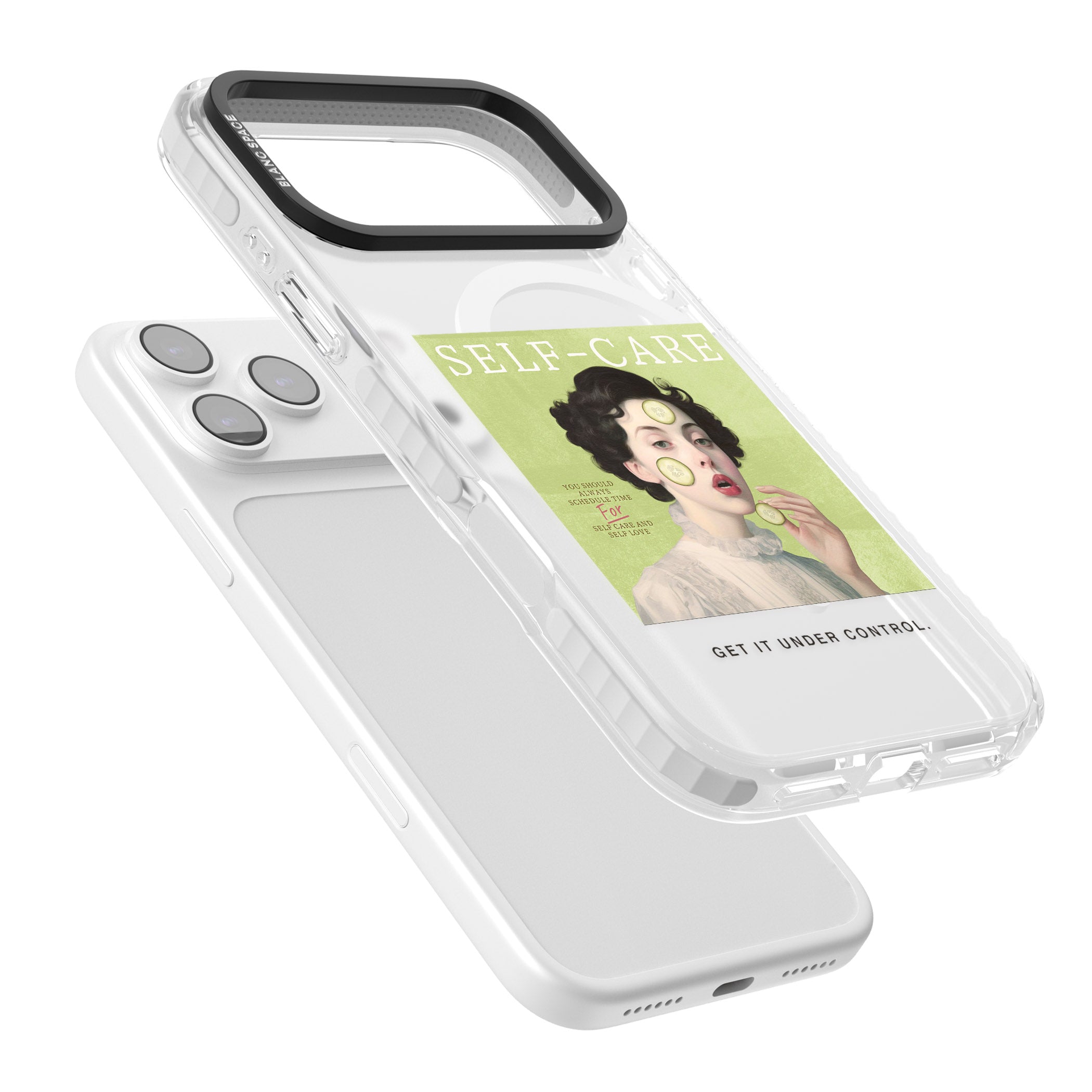 Self Care iPhone 17 Pro Max Impact Pro Clear Phone Case Colours