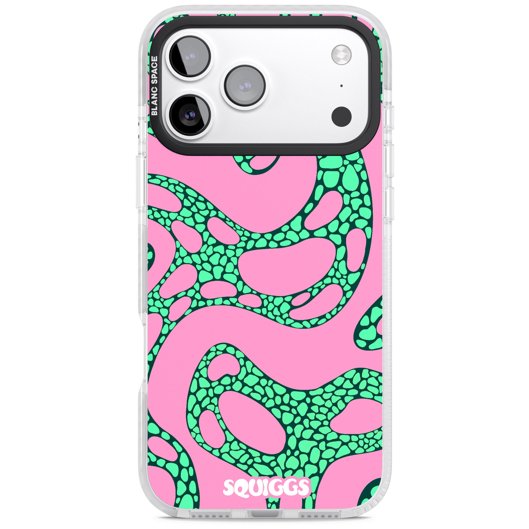 Alien Glow iPhone 17 Pro Impact Pro Clear Phone Case