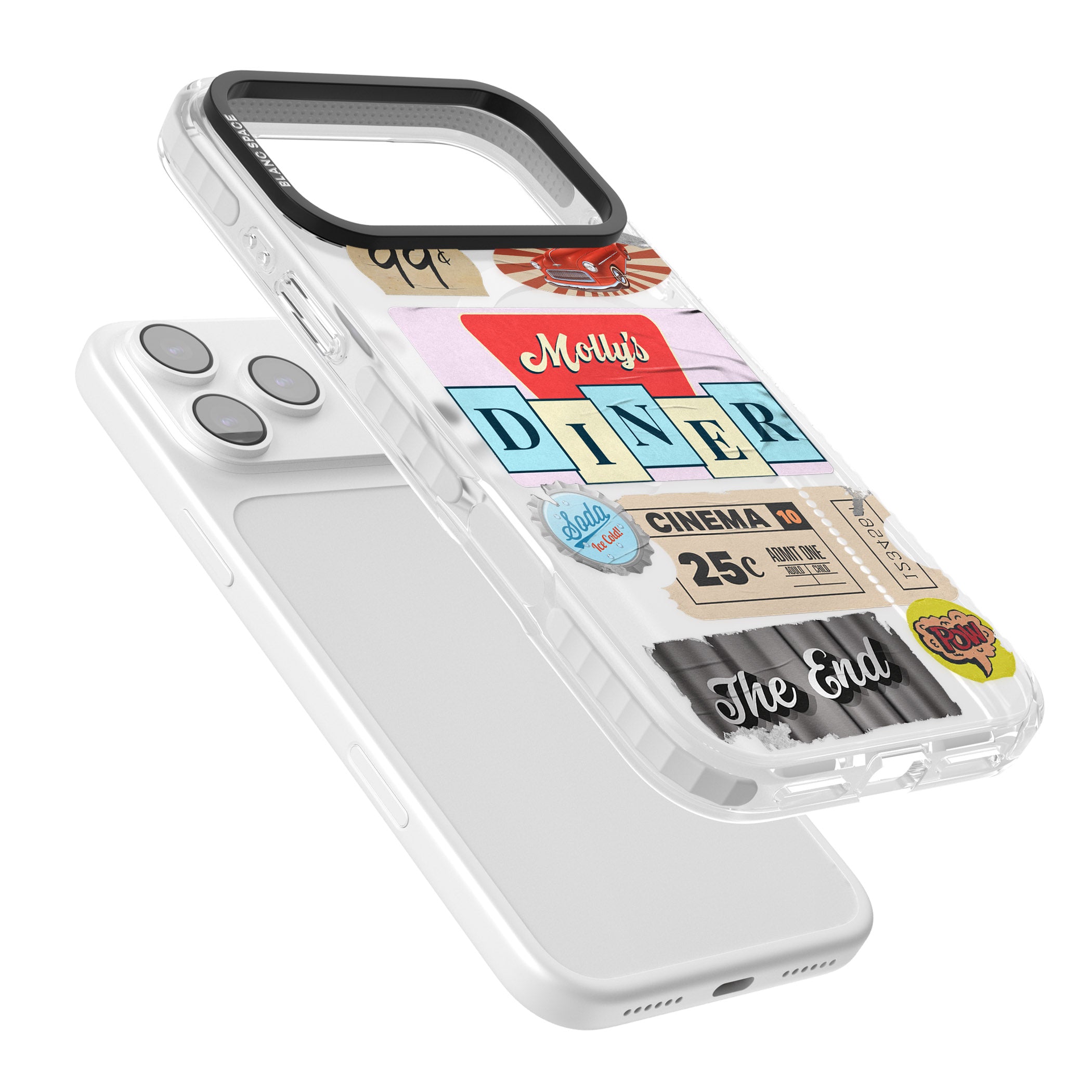 Nifty Fifties Swing iPhone 17 Pro Max Impact Pro Clear Phone Case Colours