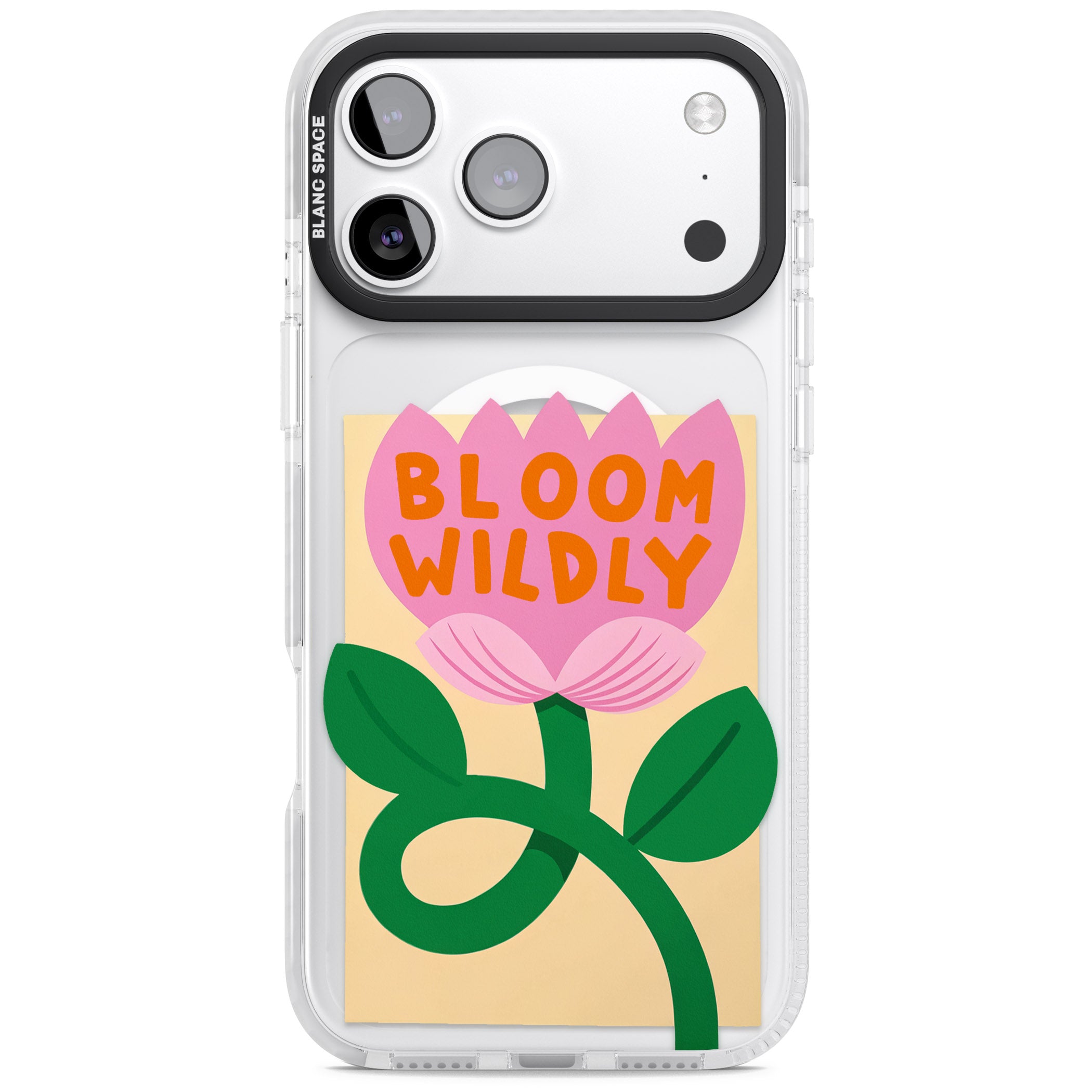 Bloom Wildly iPhone 17 Pro Impact Pro Clear Phone Case