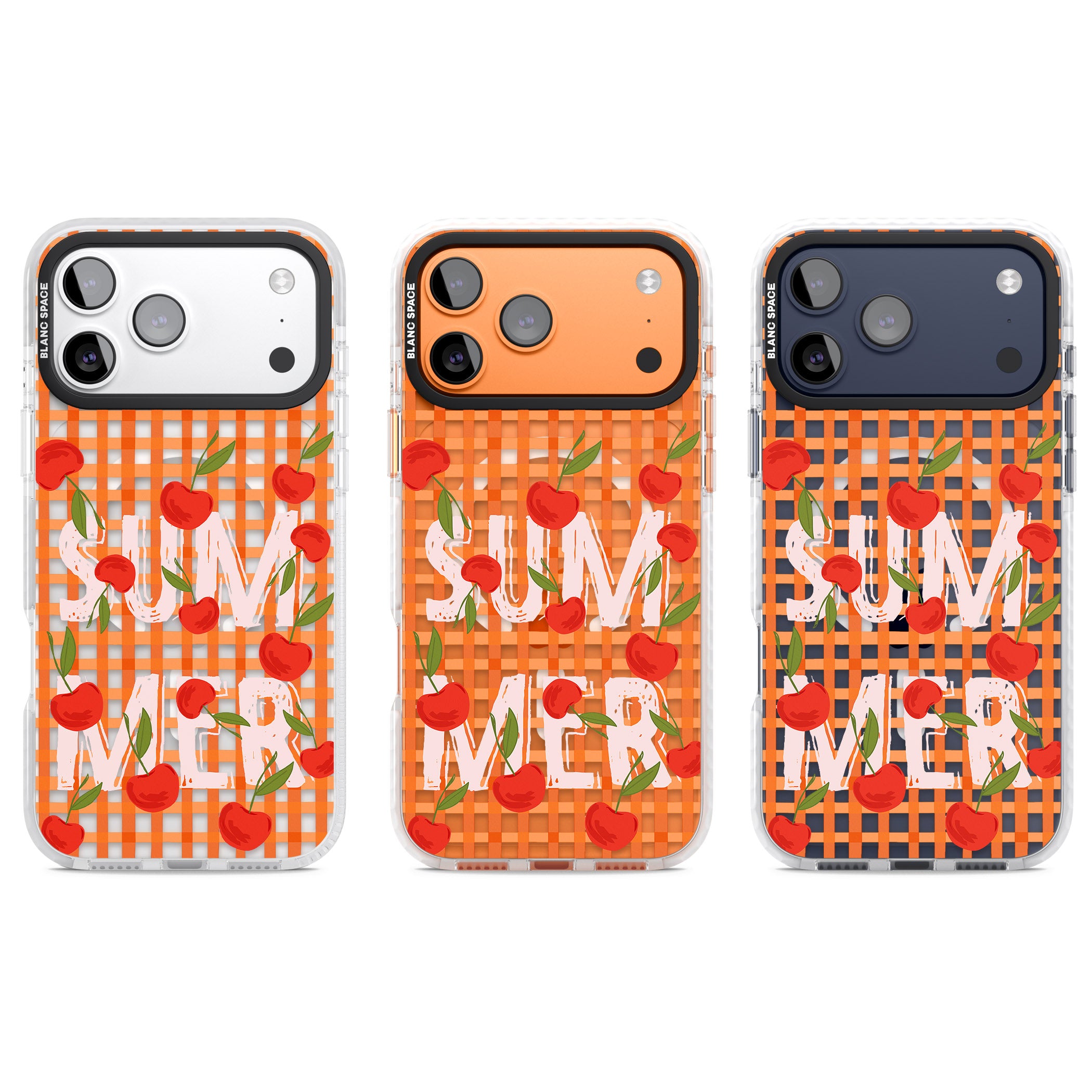 Summer Tomatoes iPhone 17 Pro Impact Pro Clear Phone Case APT Impact Protection