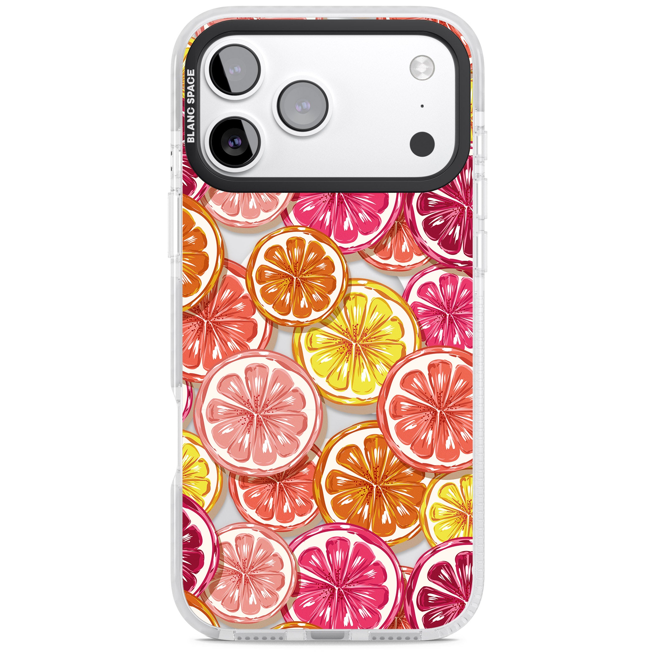 Citrus Fiesta iPhone 17 Pro Max Impact Pro Clear Phone Case