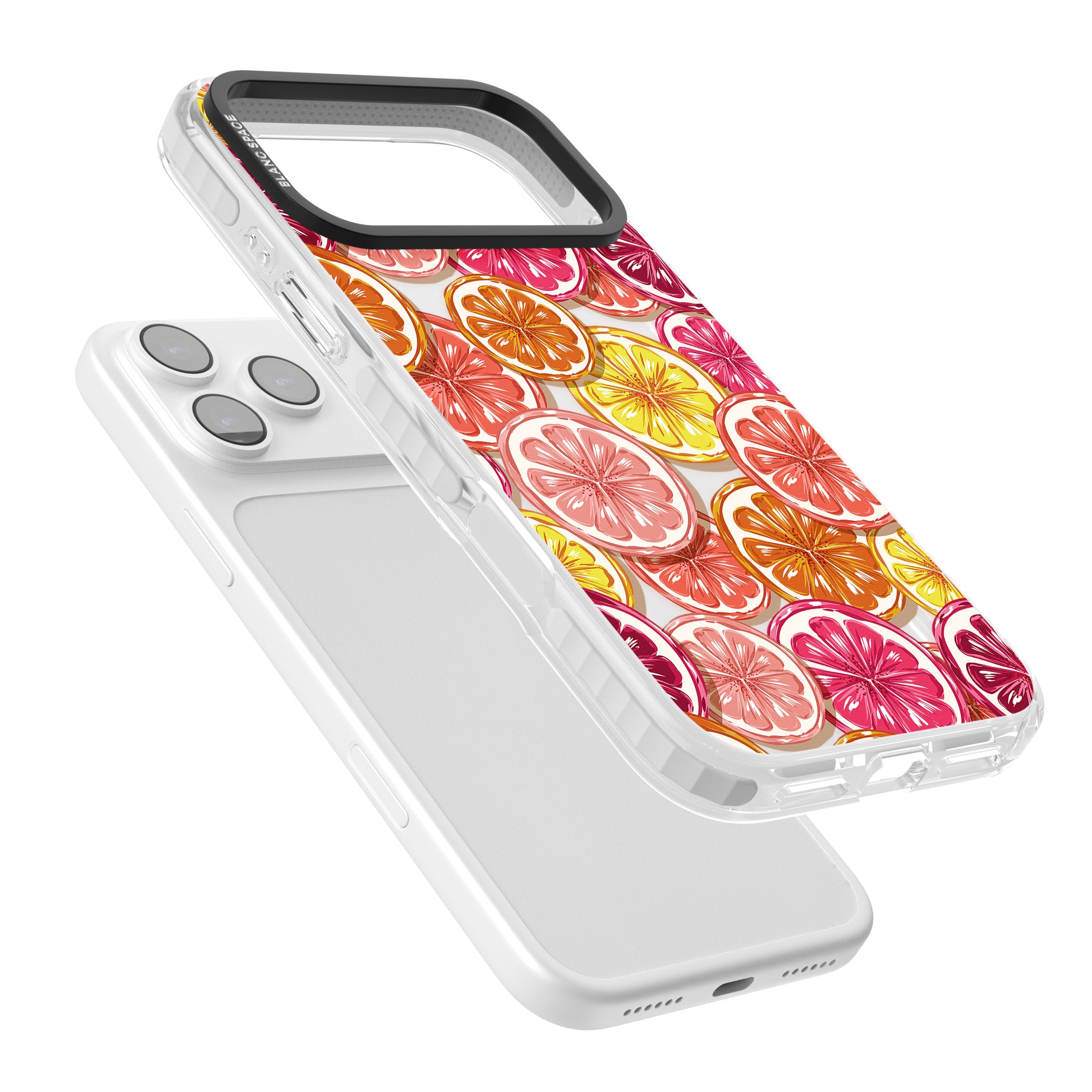 Citrus Fiesta iPhone 17 Pro Max Impact Pro Clear Phone Case Colours