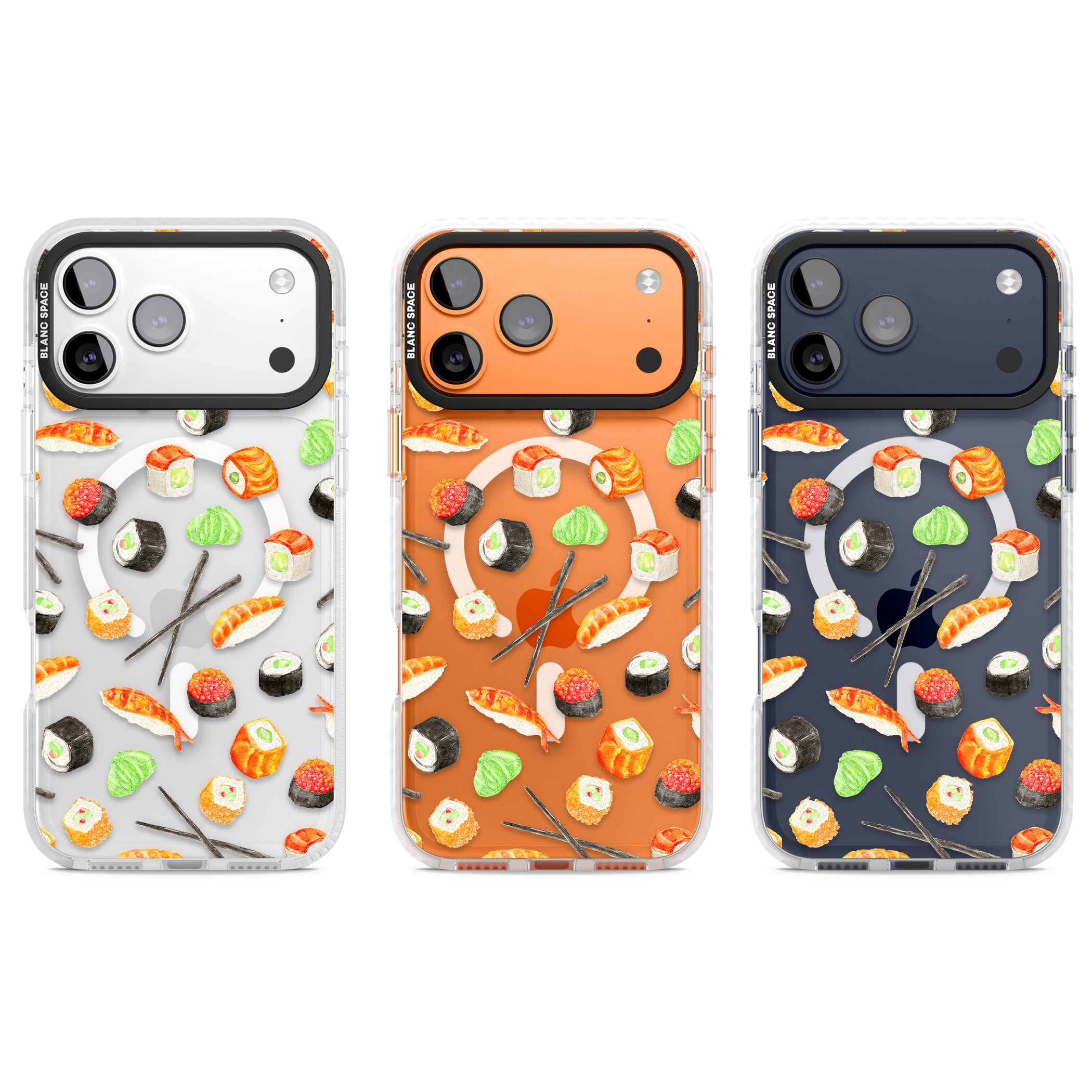 Sushi iPhone 17 Pro Impact Pro Clear Phone Case APT Impact Protection