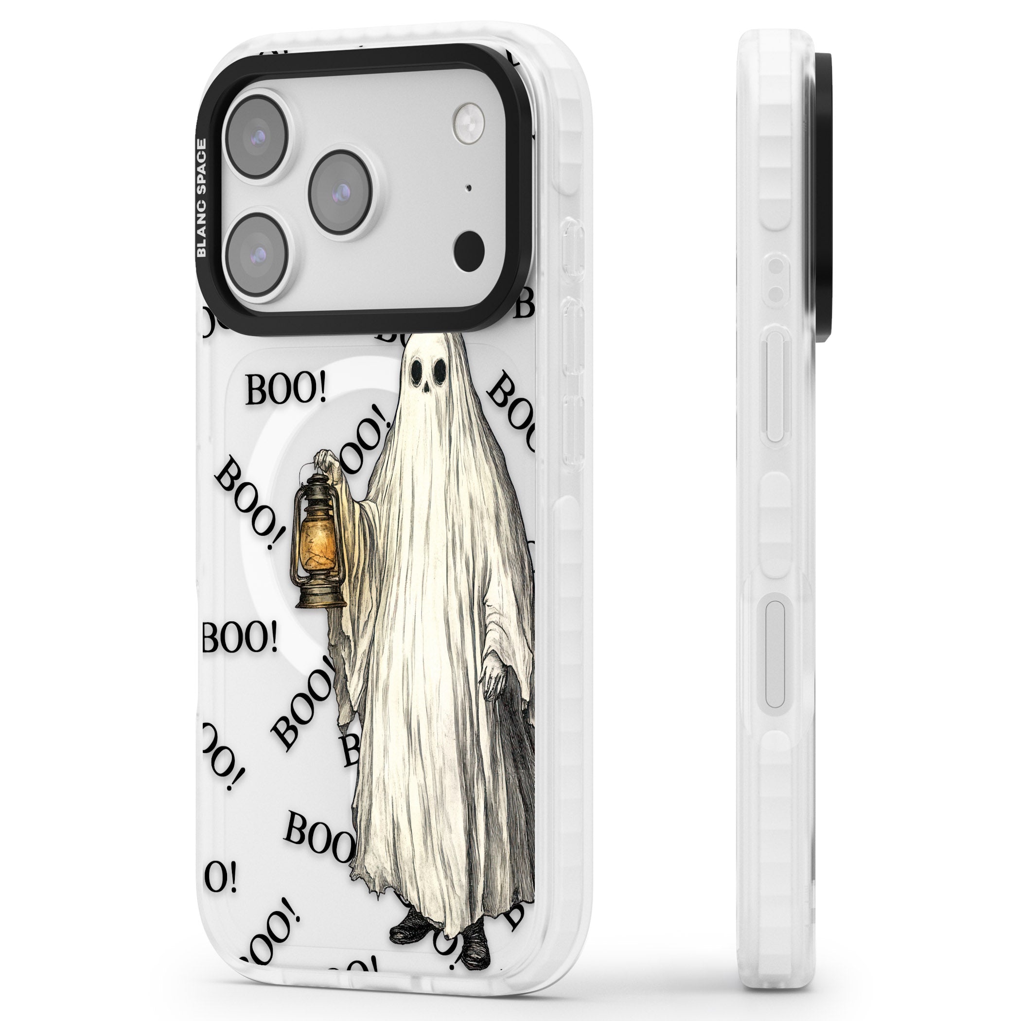 Light The Way iPhone 17 Pro Max Impact Pro Clear Phone Case Side Profile