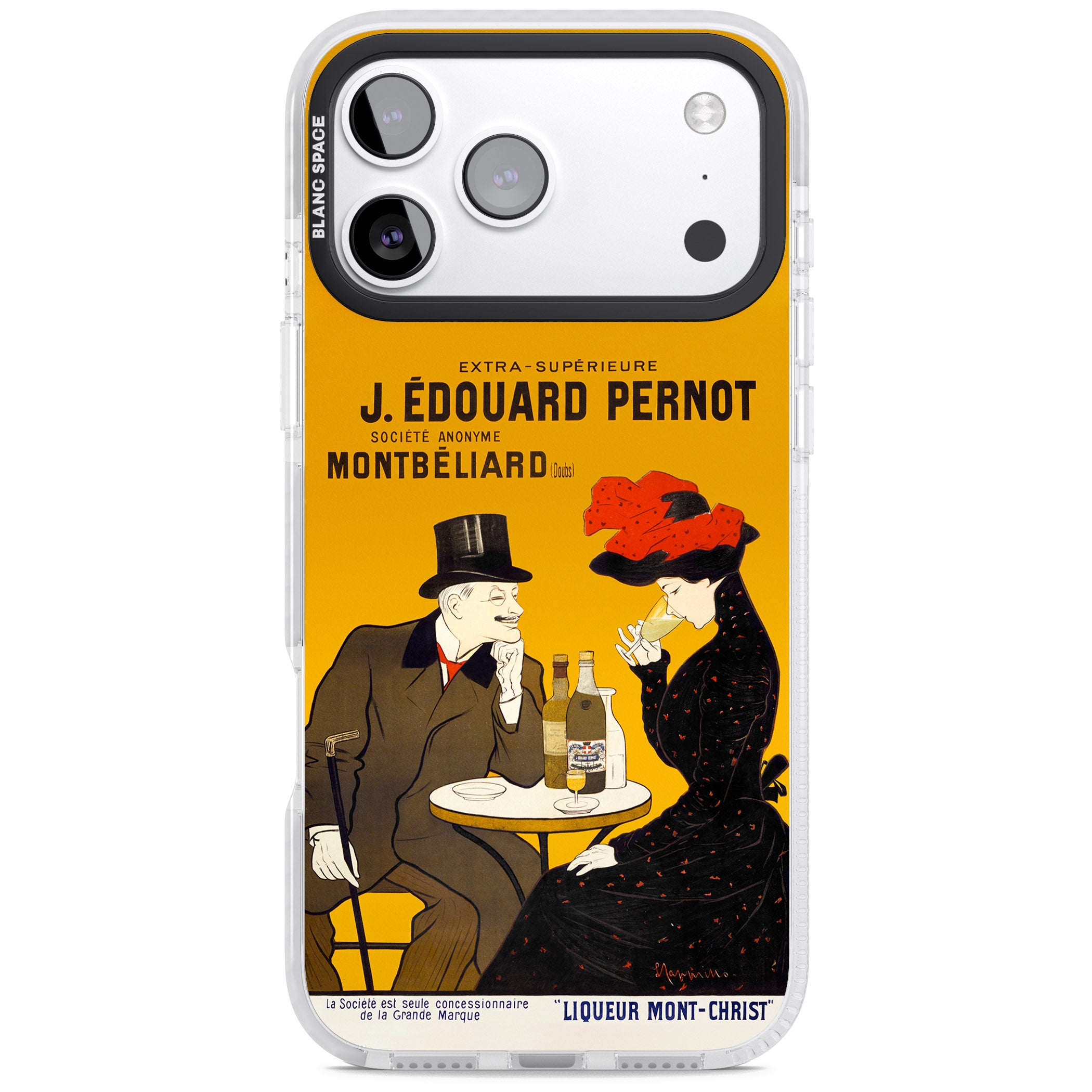 Absinthe, J.Edouard Pernot Poster iPhone 17 Pro Impact Pro Clear Phone Case