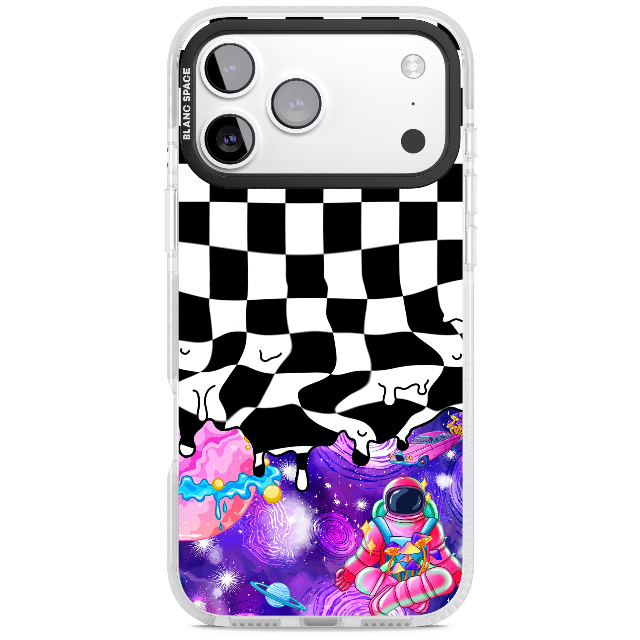 Washed Out iPhone 17 Pro Max Impact Pro Clear Phone Case