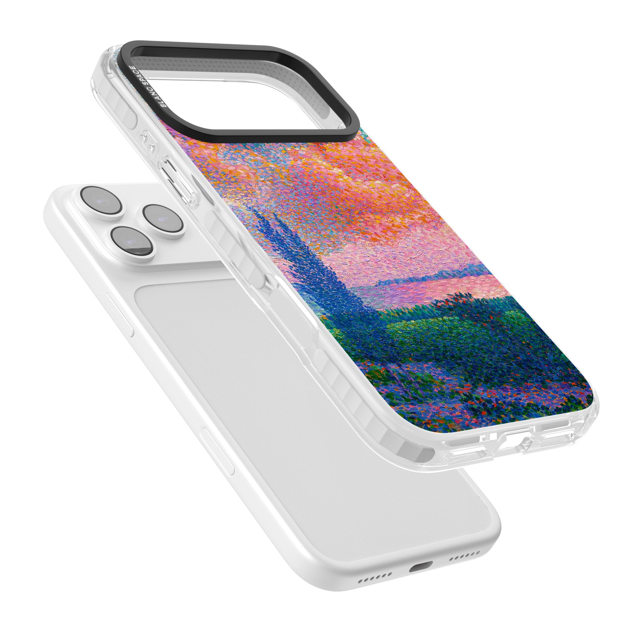 The Pink Cloud iPhone 17 Pro Max Impact Pro Clear Phone Case Colours