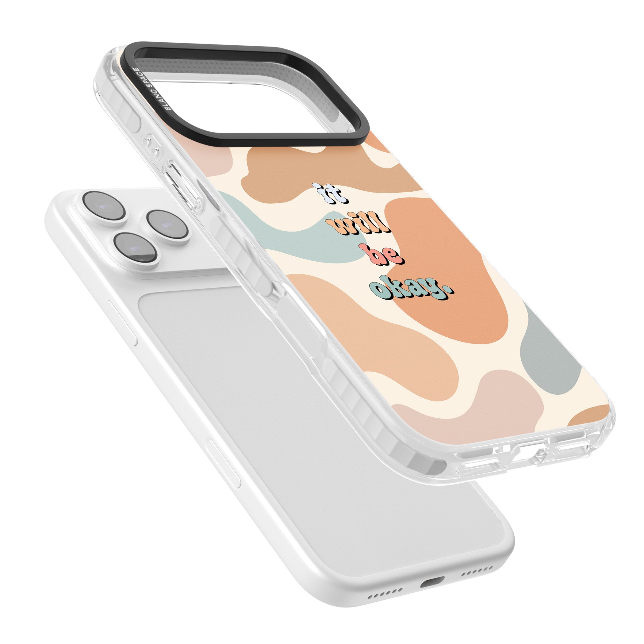 It Will Be Okay iPhone 17 Pro Impact Pro Clear Phone Case Colours