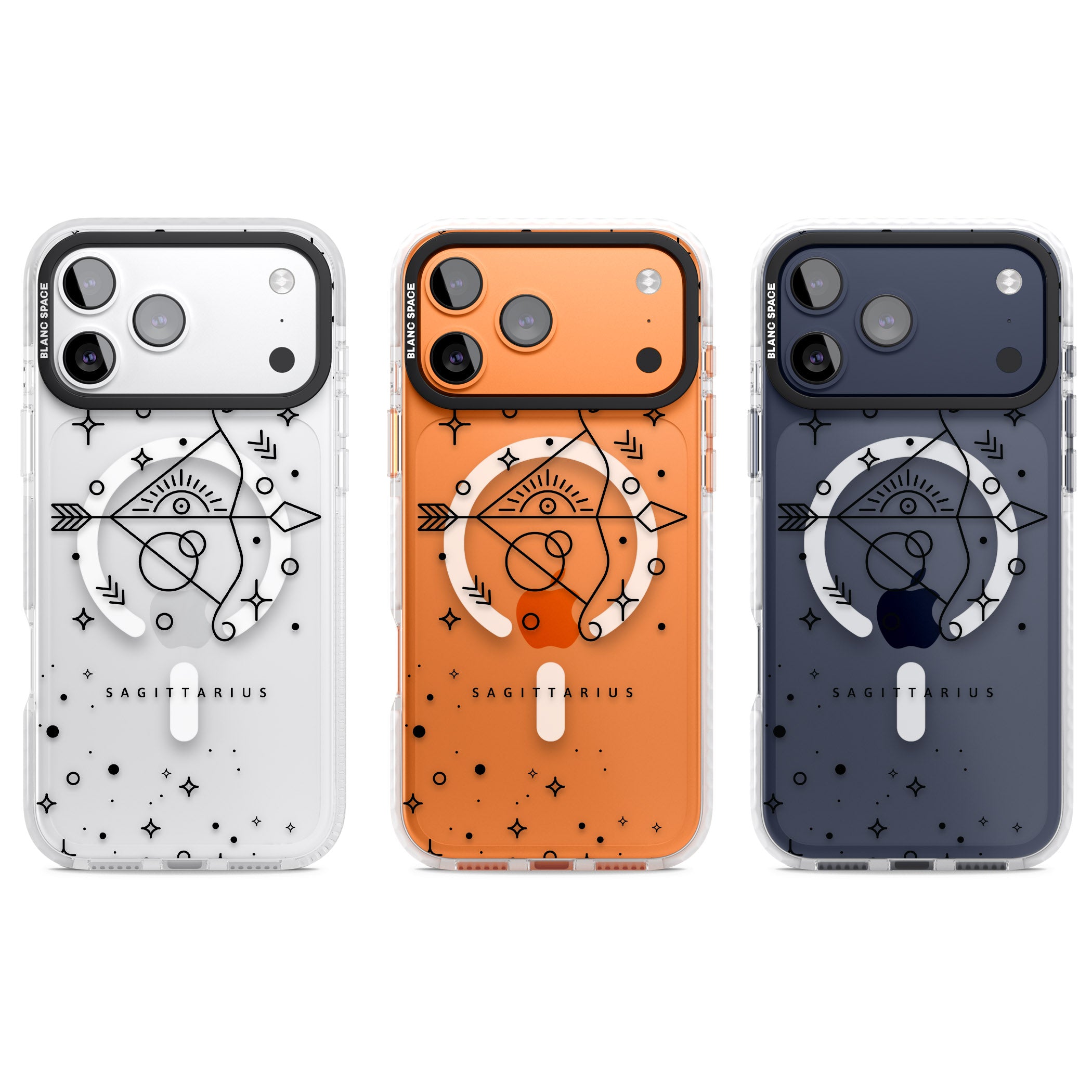 Sagittarius Arcane iPhone 17 Pro Impact Pro Clear Phone Case APT Impact Protection