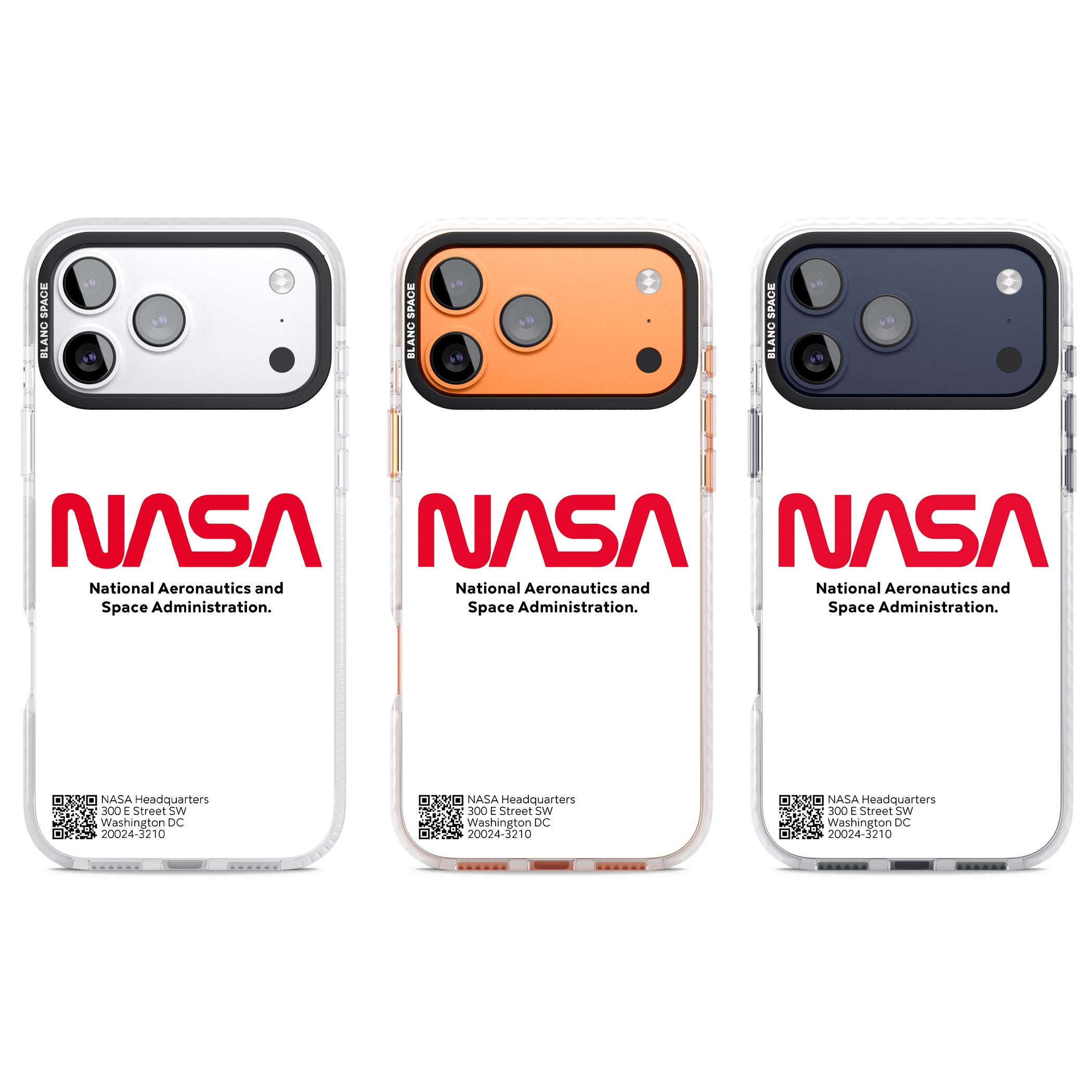 Nasa The Worm iPhone 17 Pro Impact Clear Phone Case APT Impact Protection