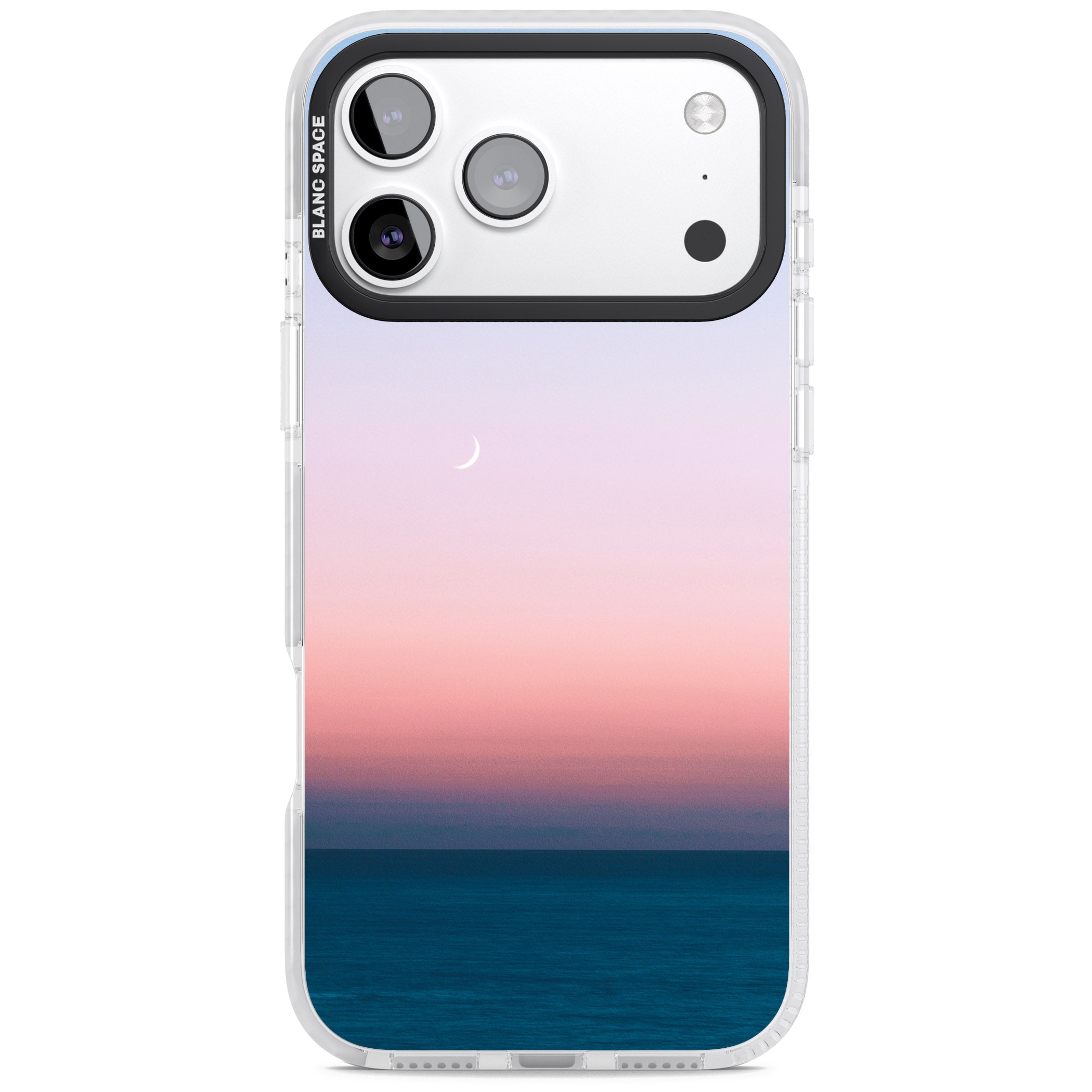 Pastel Ocean Sunset iPhone 17 Pro Max Impact Clear Phone Case