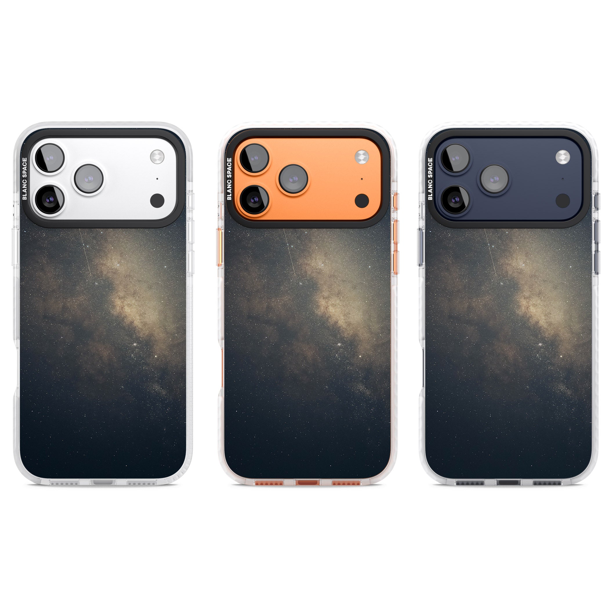 Cosmic Night Sky iPhone 17 Pro Impact Clear Phone Case APT Impact Protection