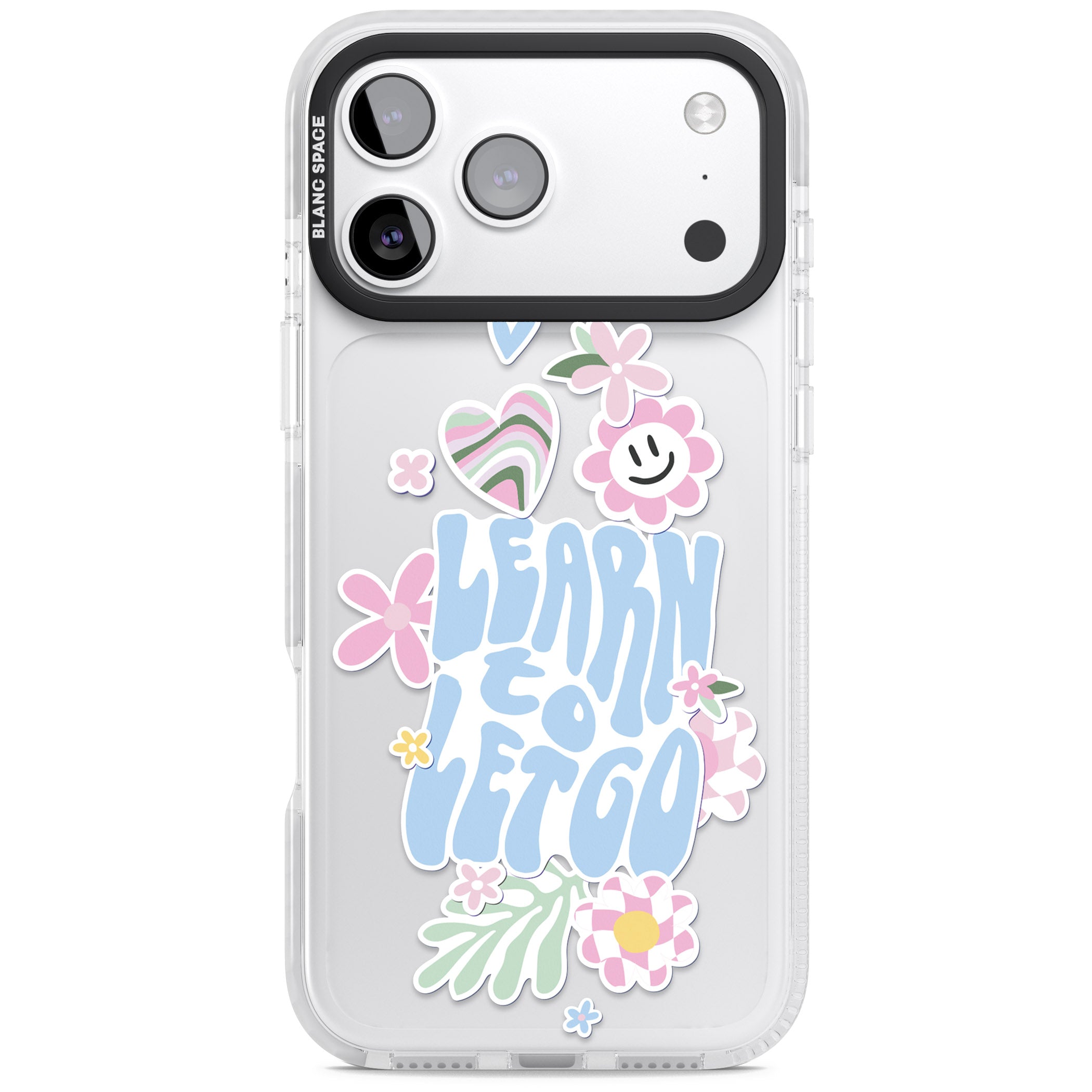 Learn To Let Go iPhone 17 Pro Max Impact Clear Phone Case