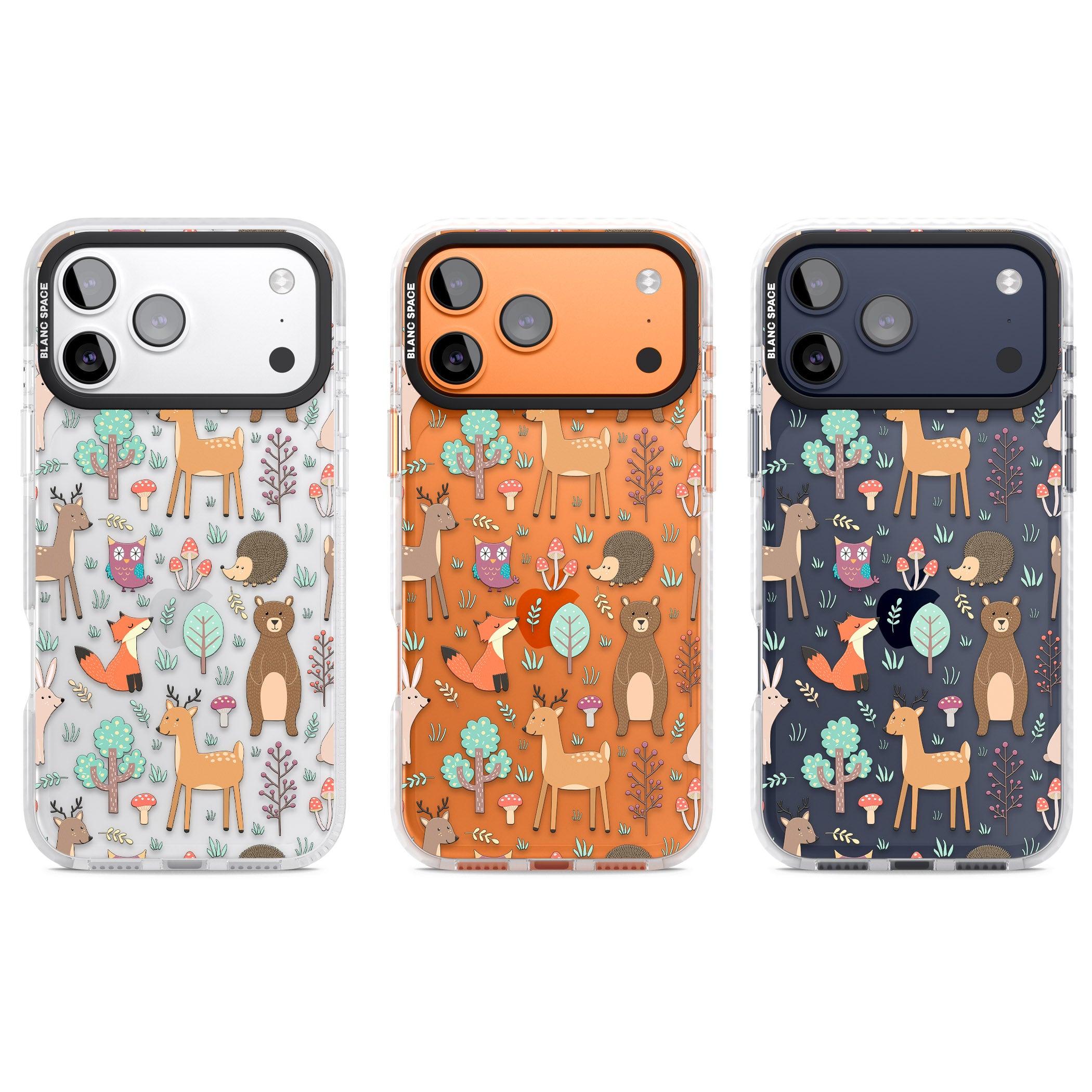 Wildlife Pattern iPhone 17 Pro Impact Clear Phone Case APT Impact Protection