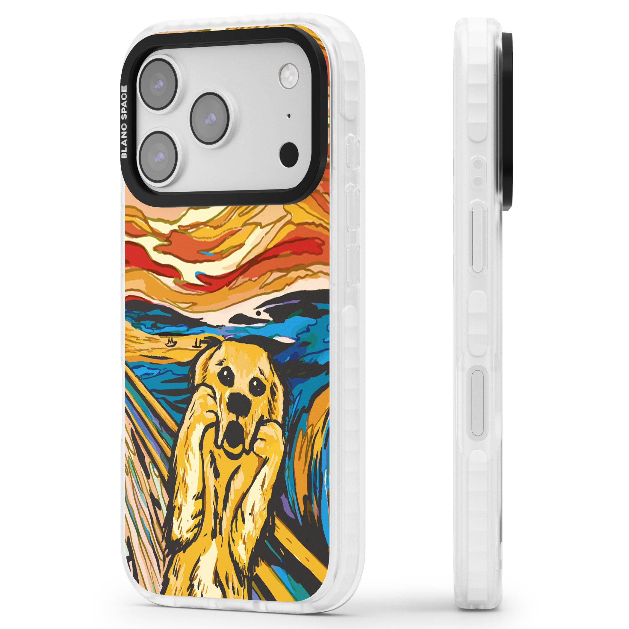 The Bark iPhone 17 Pro Impact Clear Phone Case Side Profile
