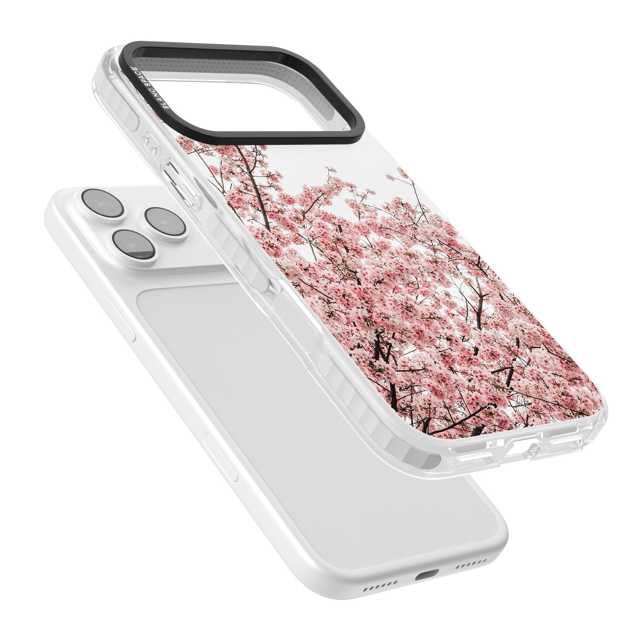 Cherry Blossom Bloom iPhone 17 Pro Max Impact Clear Phone Case Colours