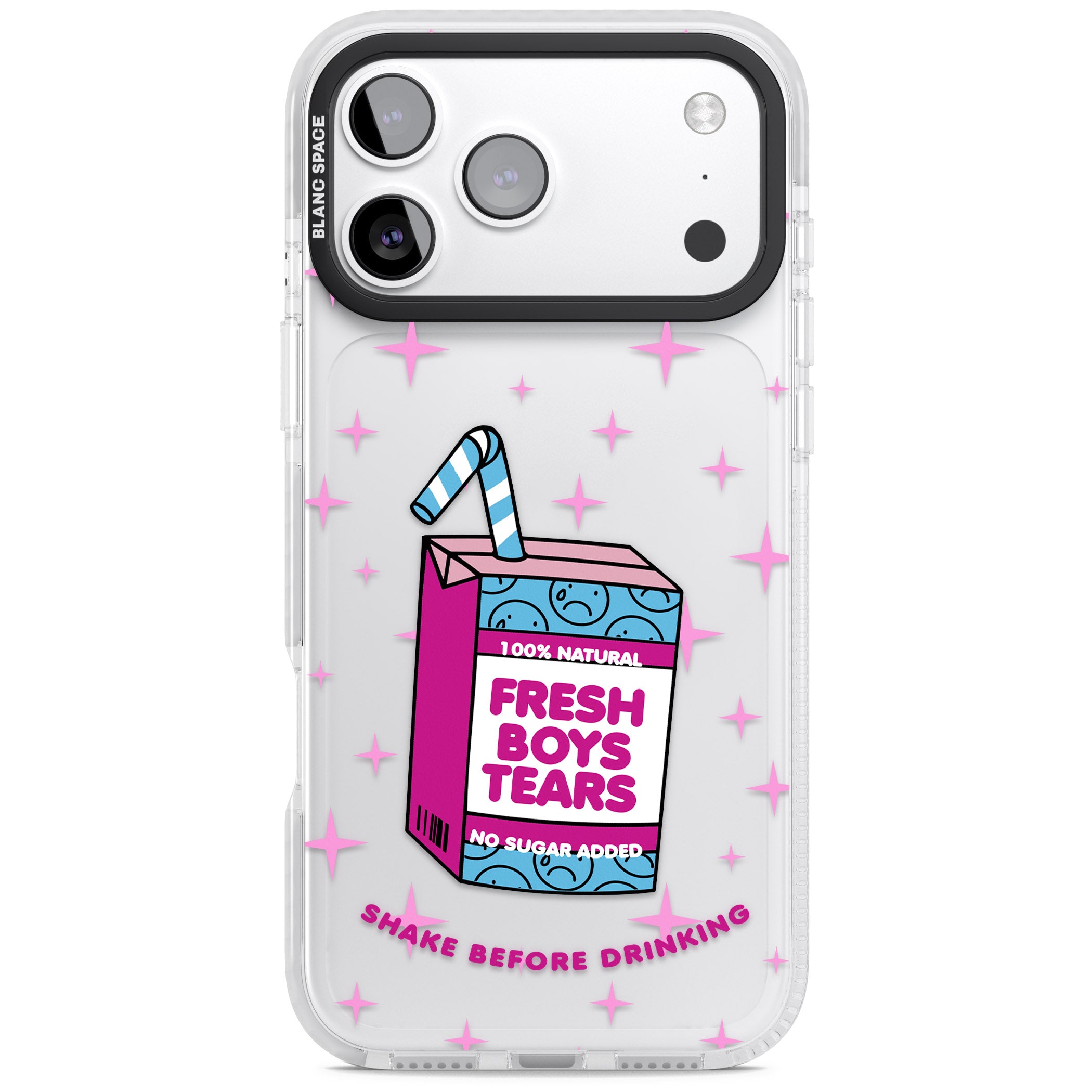 Boy Tears iPhone 17 Pro Impact Clear Phone Case