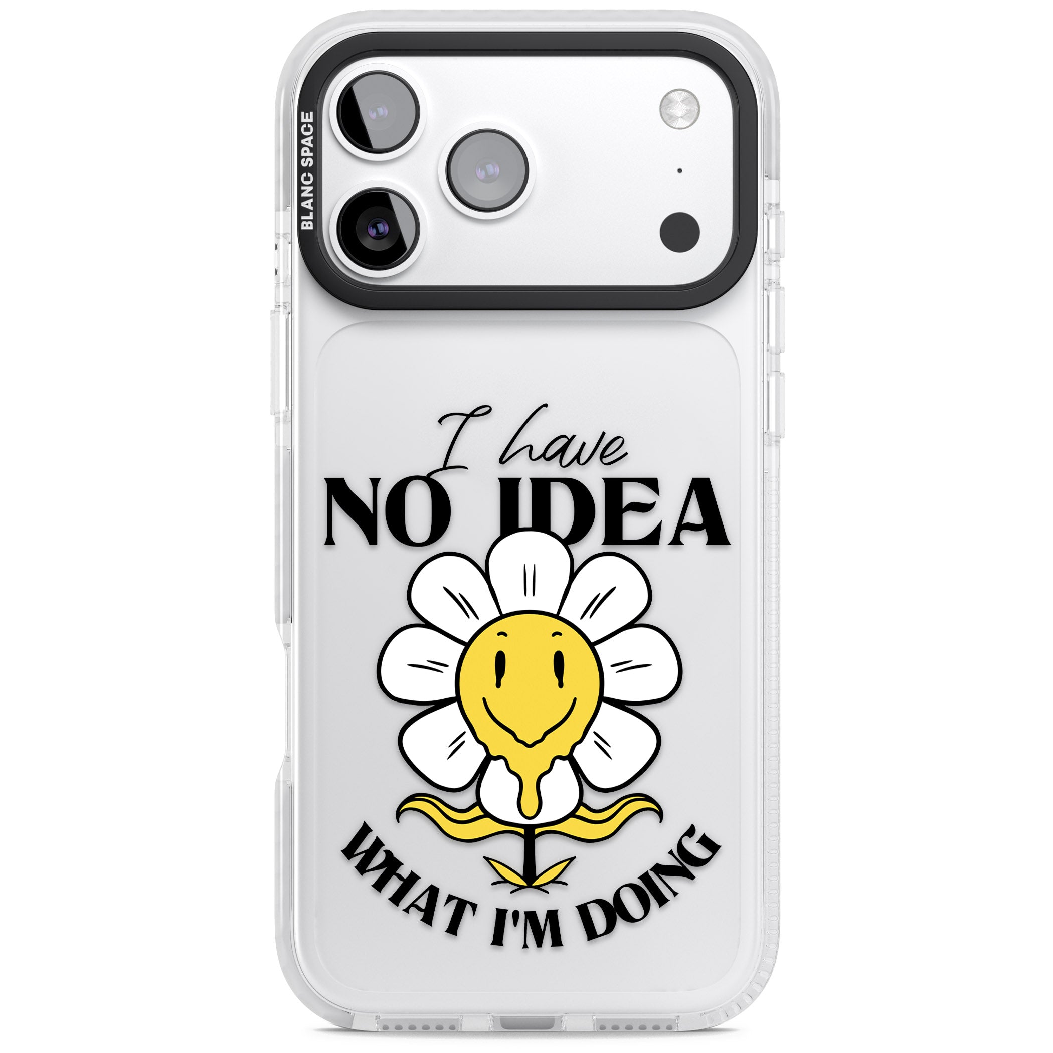 No Idea iPhone 17 Pro Max Impact Clear Phone Case