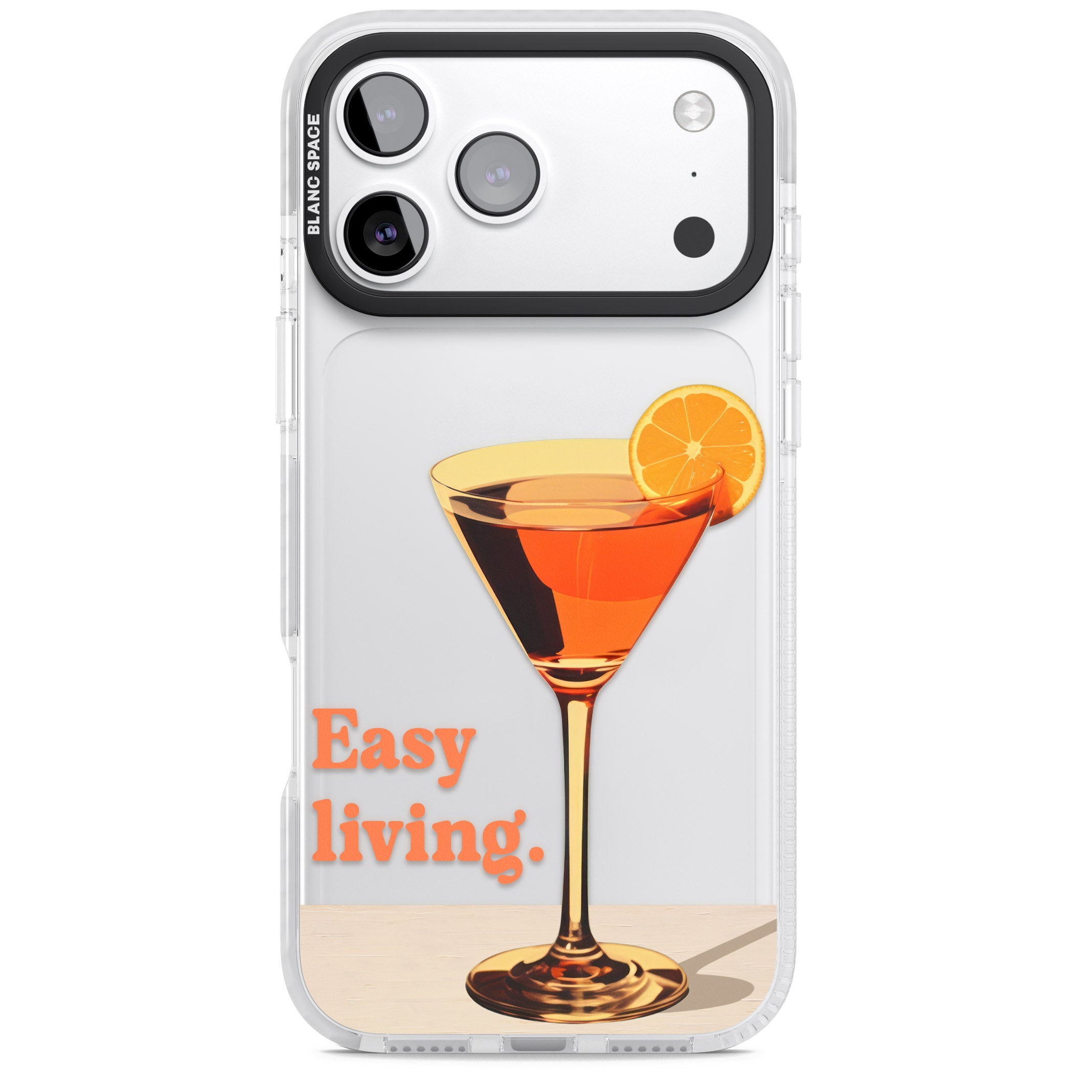 Easy Living iPhone 17 Pro Impact Clear Phone Case