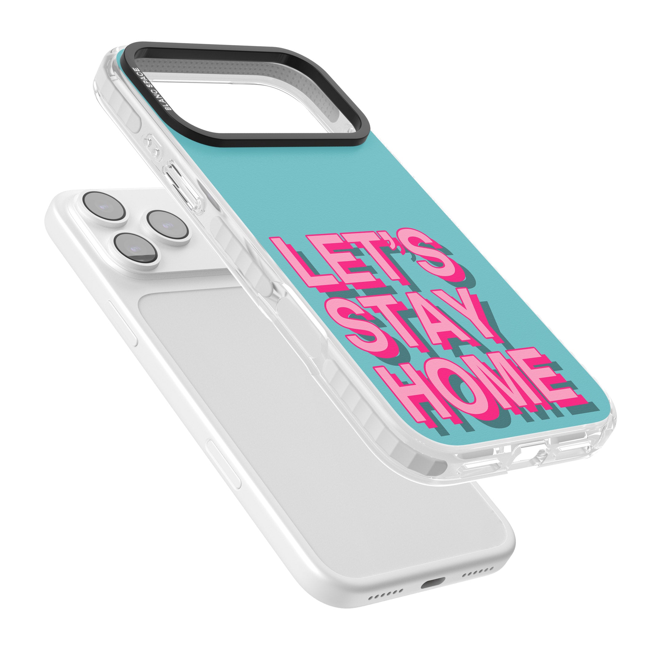 Let'S Stay Home iPhone 17 Pro Impact Clear Phone Case Colours