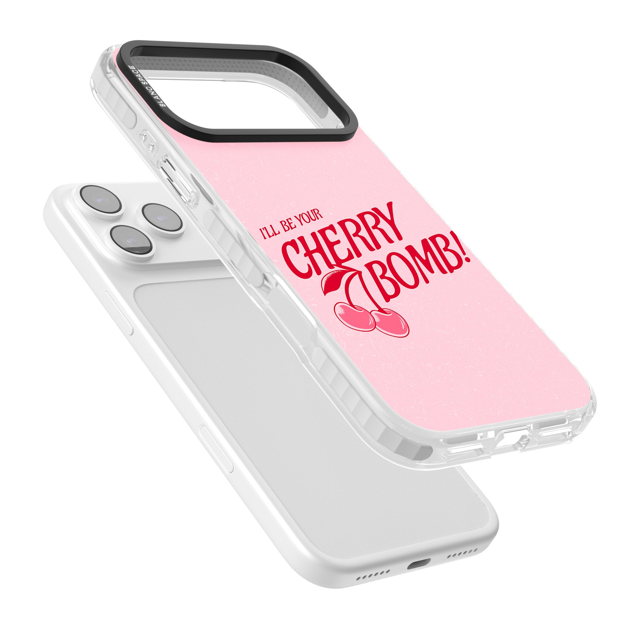 Your Cherry Bomb iPhone 17 Pro Impact Clear Phone Case Colours