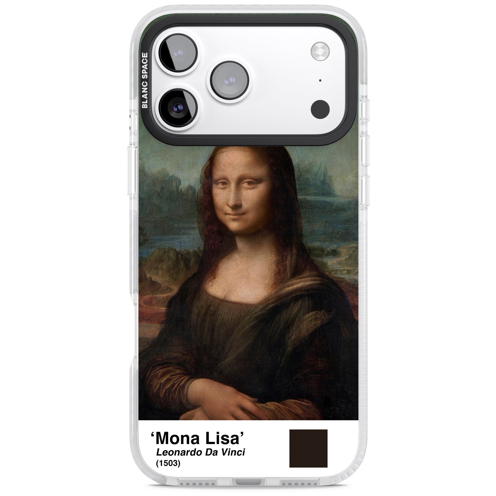 Mona Lisa iPhone 17 Pro Max Impact Clear Phone Case