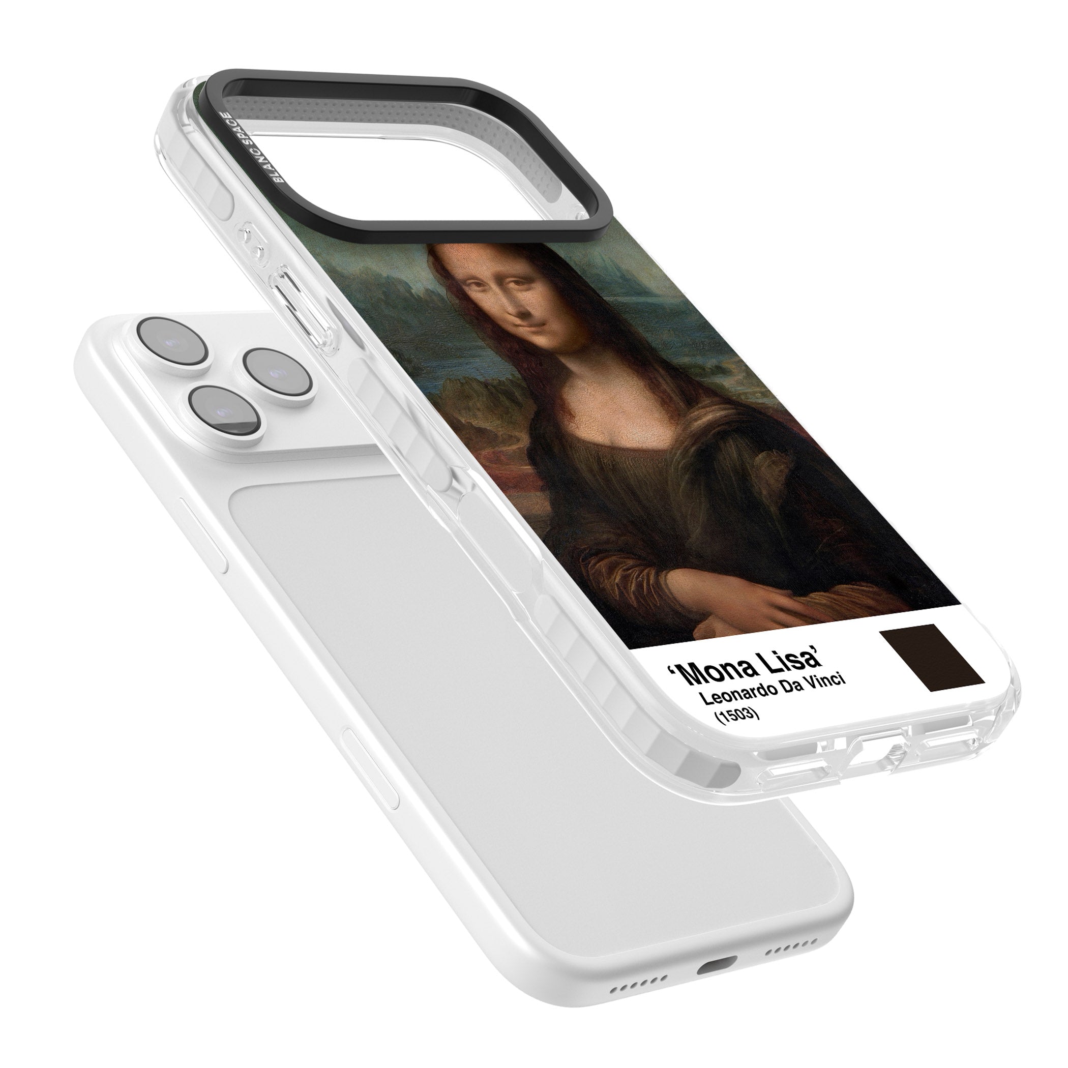 Mona Lisa iPhone 17 Pro Max Impact Clear Phone Case Colours