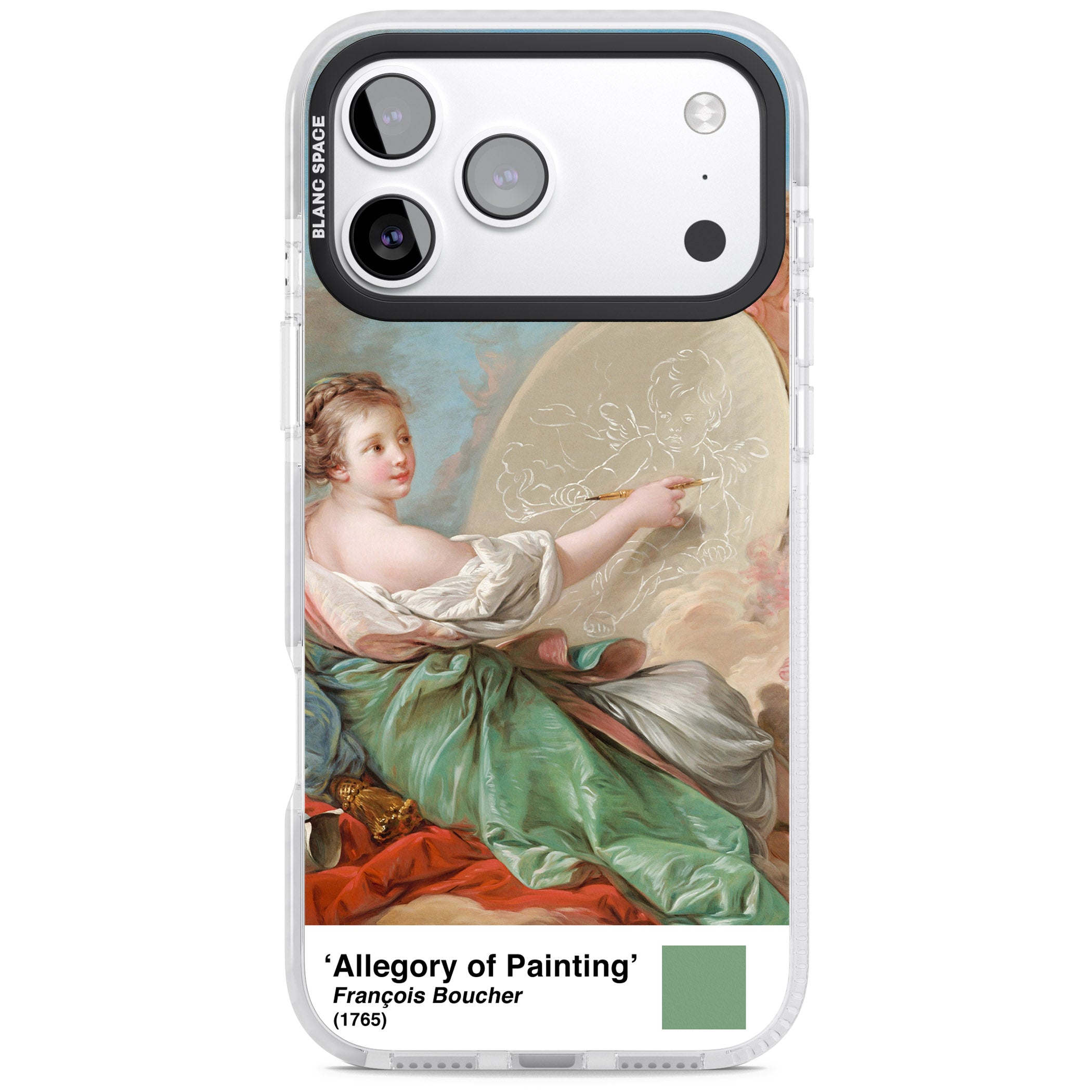 Allegory Of Painting iPhone 17 Pro Max Impact Clear Phone Case