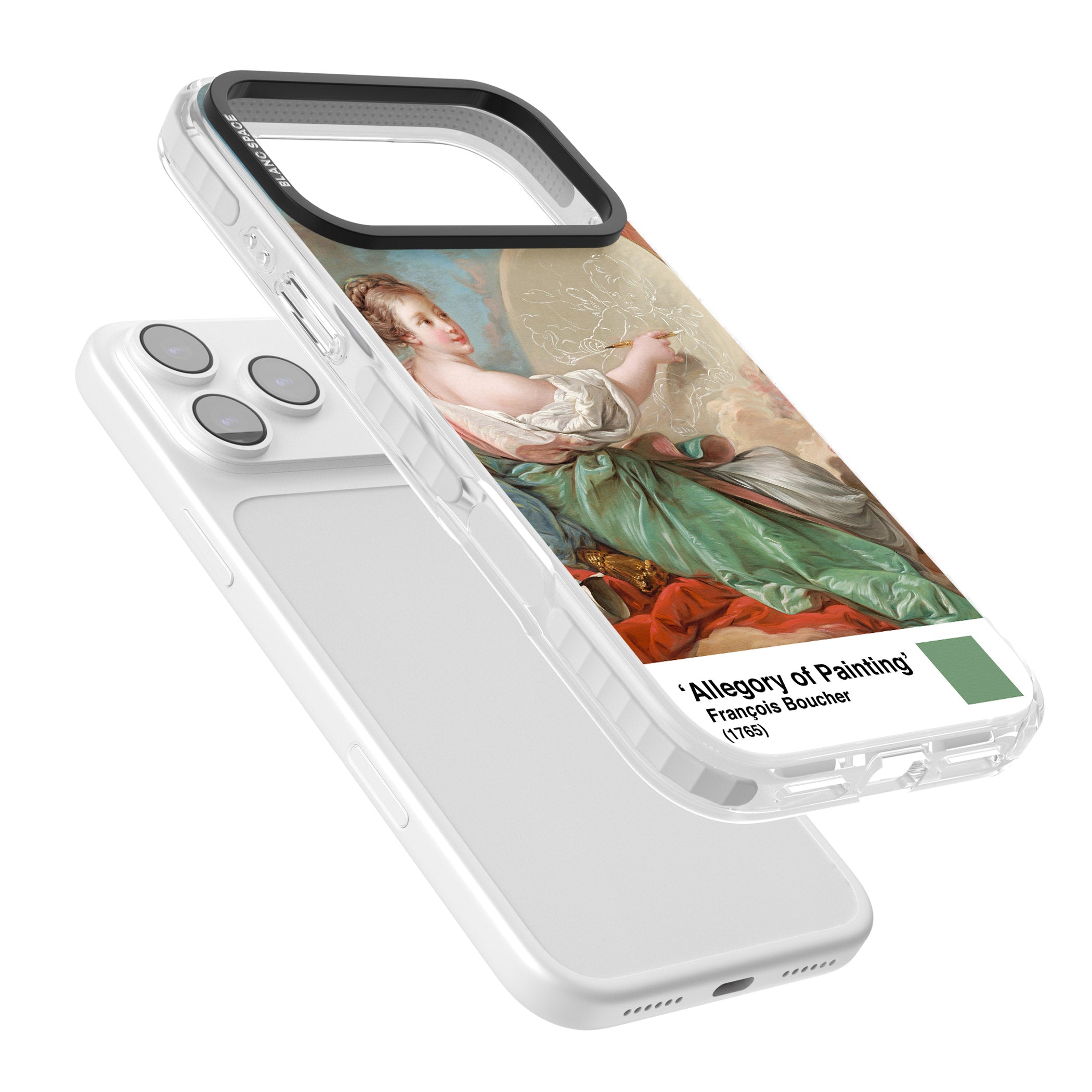 Allegory Of Painting iPhone 17 Pro Max Impact Clear Phone Case Colours