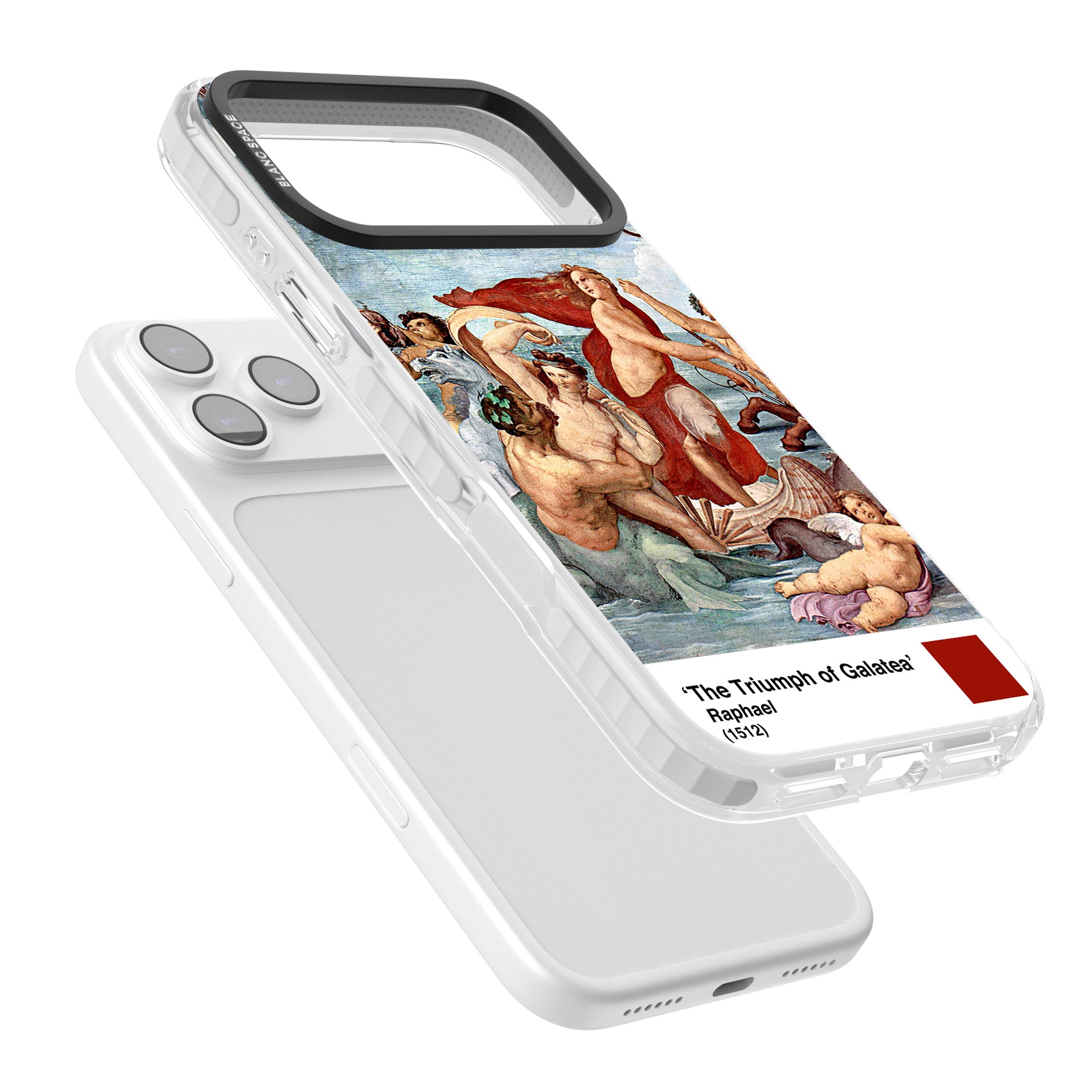 The Triumph Of Galatea iPhone 17 Pro Impact Clear Phone Case Colours