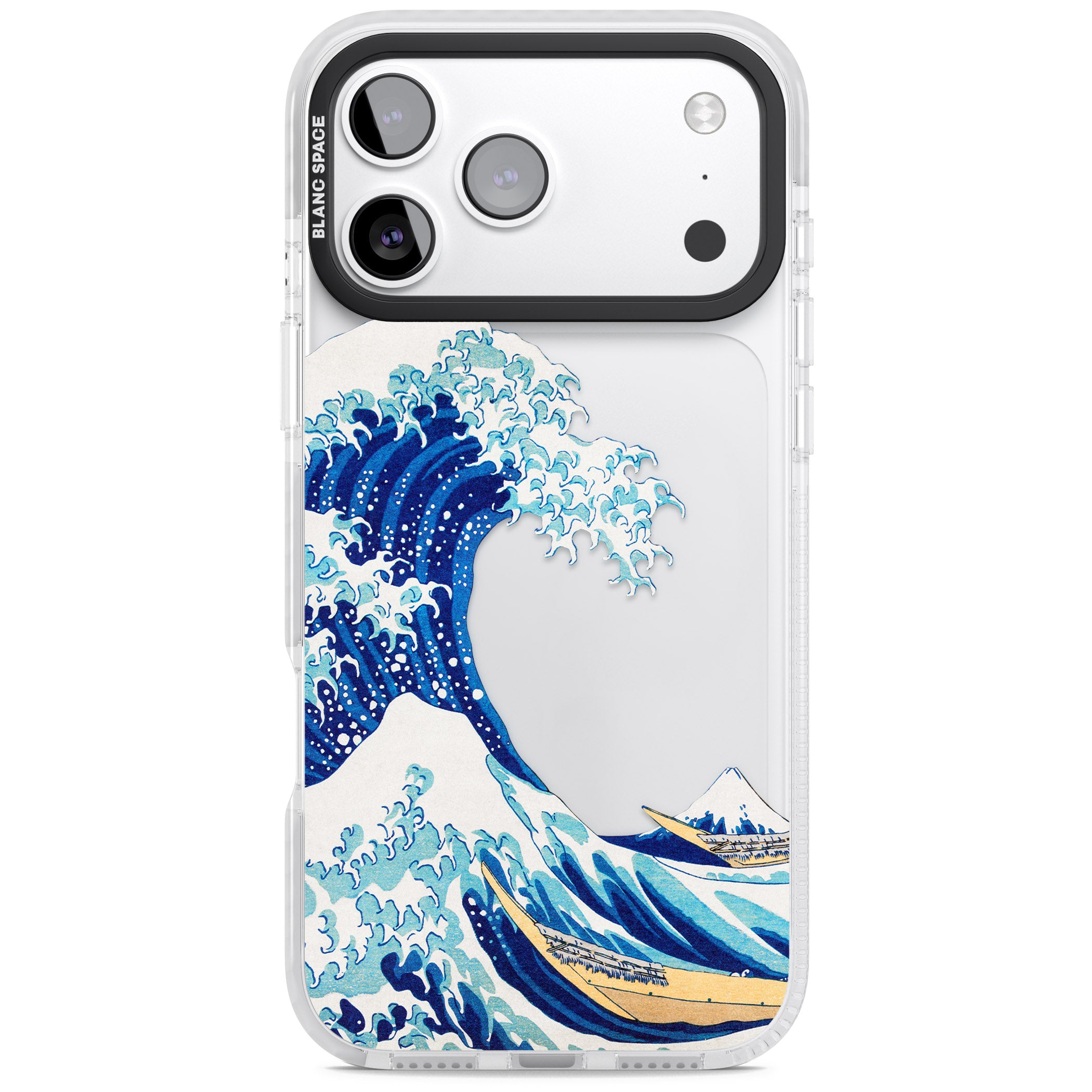 The Great Wave Of Kanagawa iPhone 17 Pro Max Impact Clear Phone Case