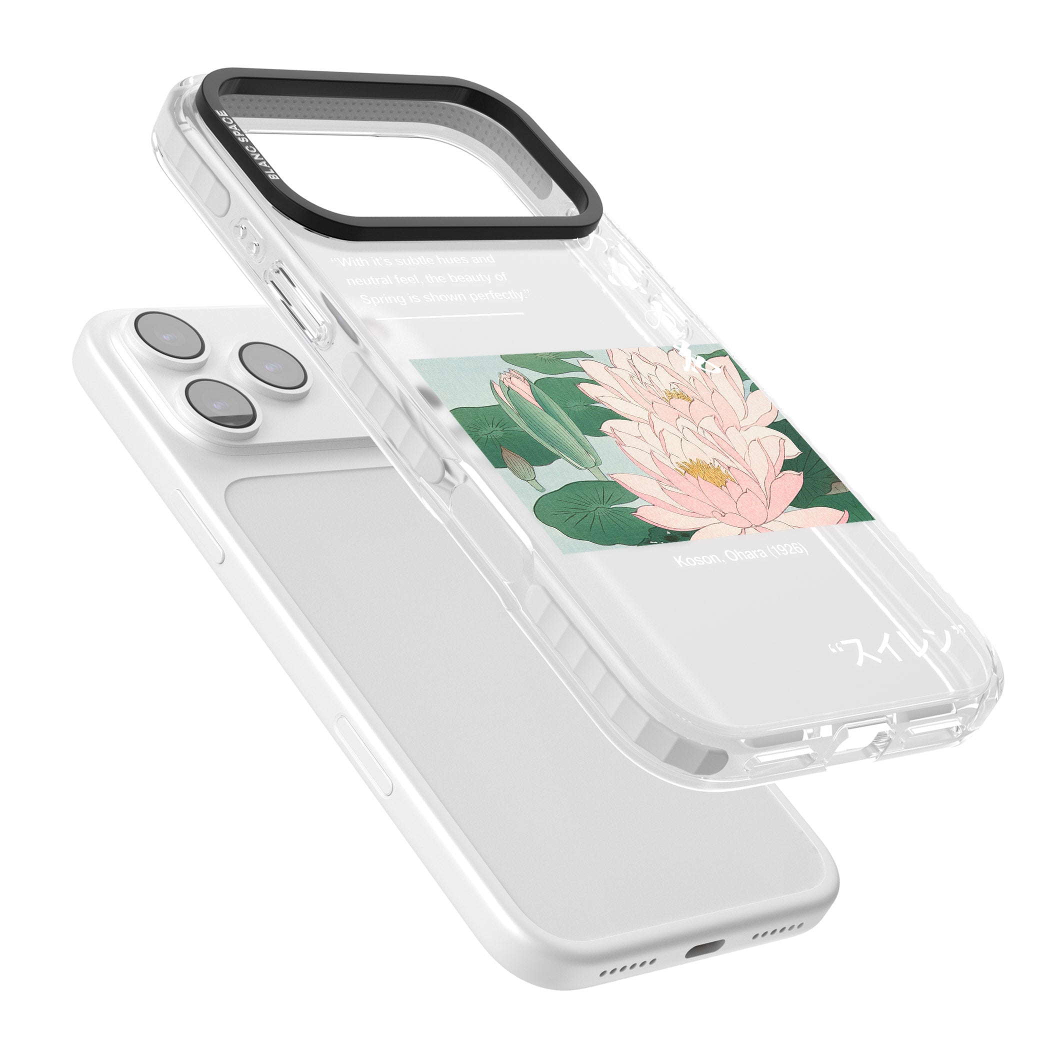Water Lily iPhone 17 Pro Max Impact Clear Phone Case Colours