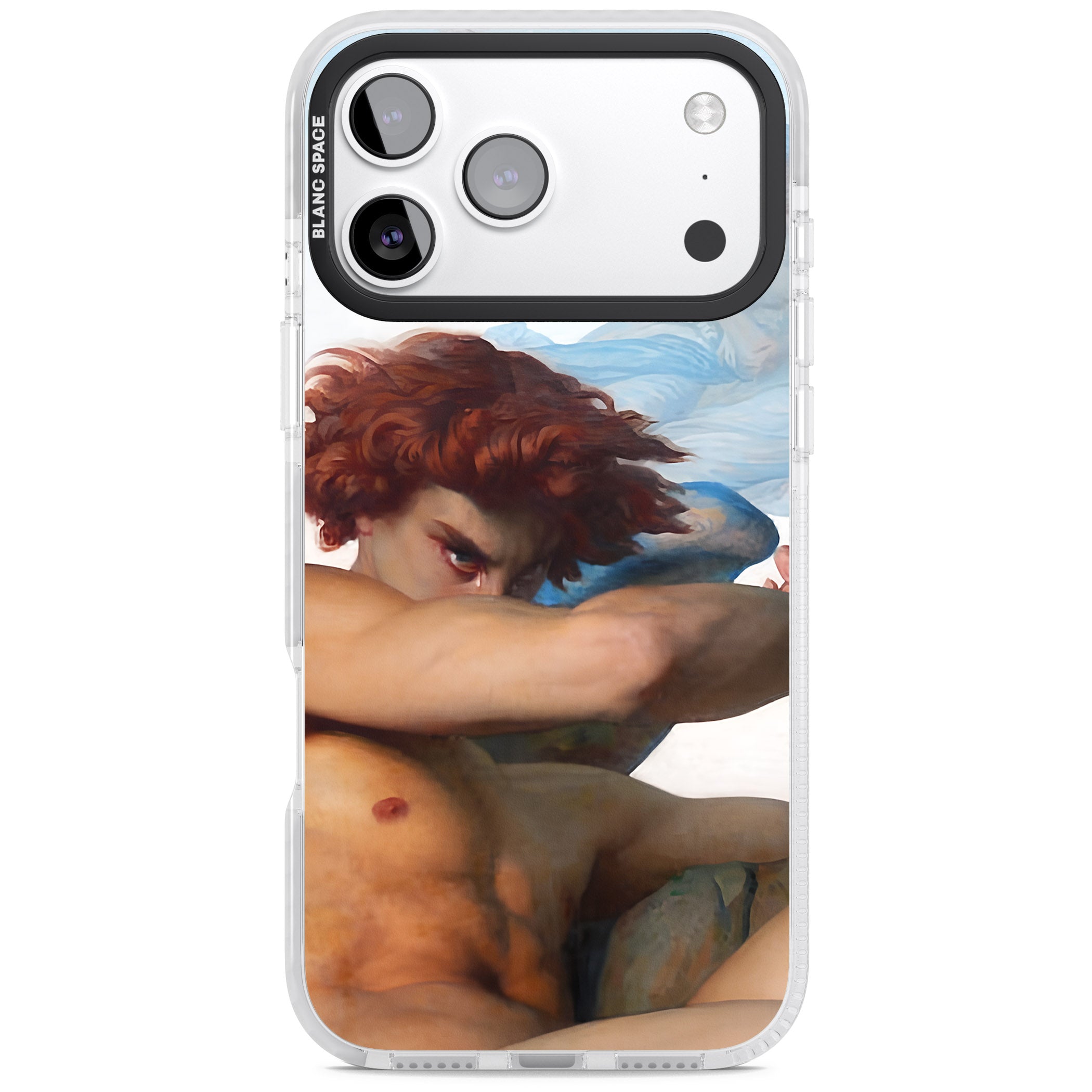 The Fallen Angel iPhone 17 Pro Impact Clear Phone Case