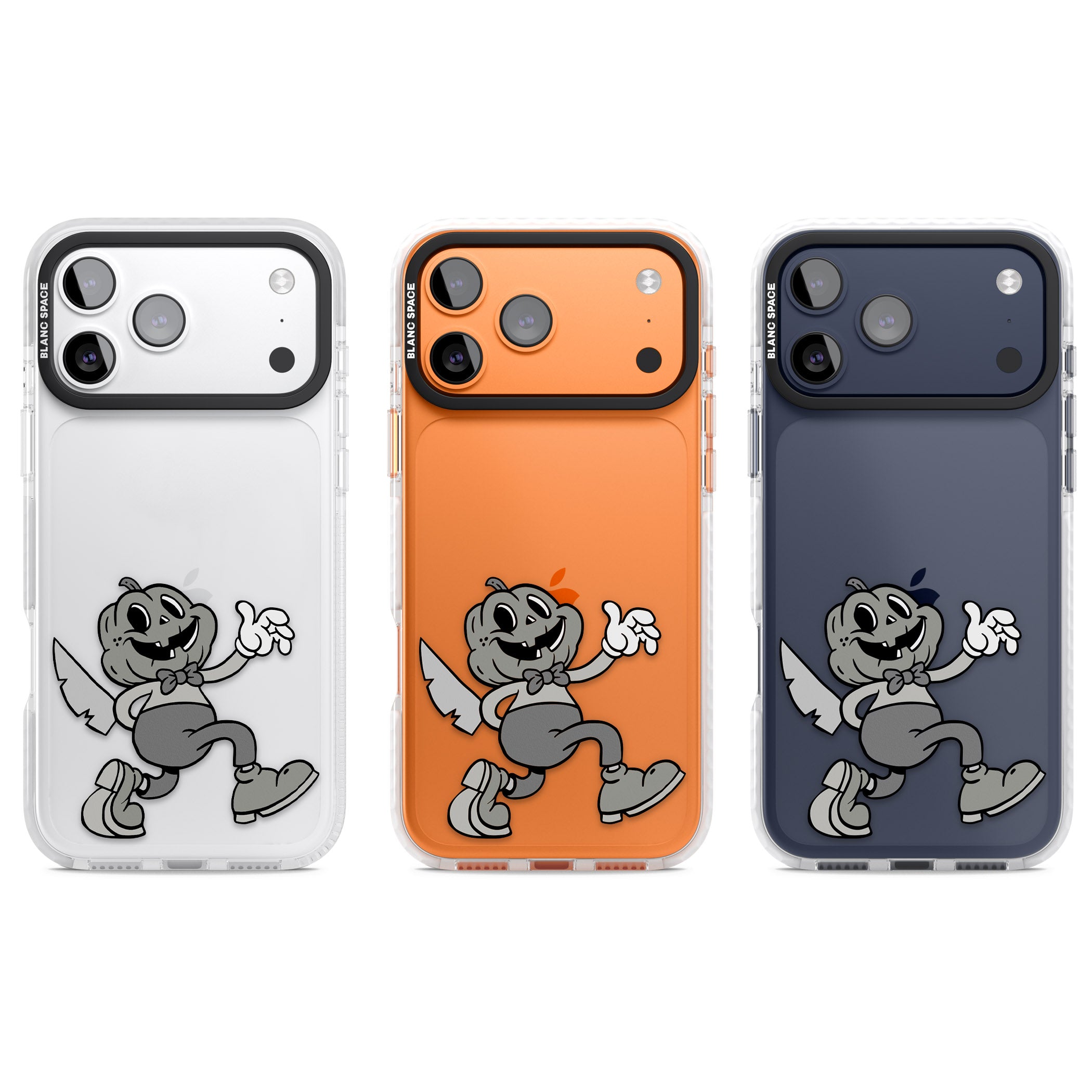 Jack O' Slasher iPhone 17 Pro Impact Clear Phone Case APT Impact Protection