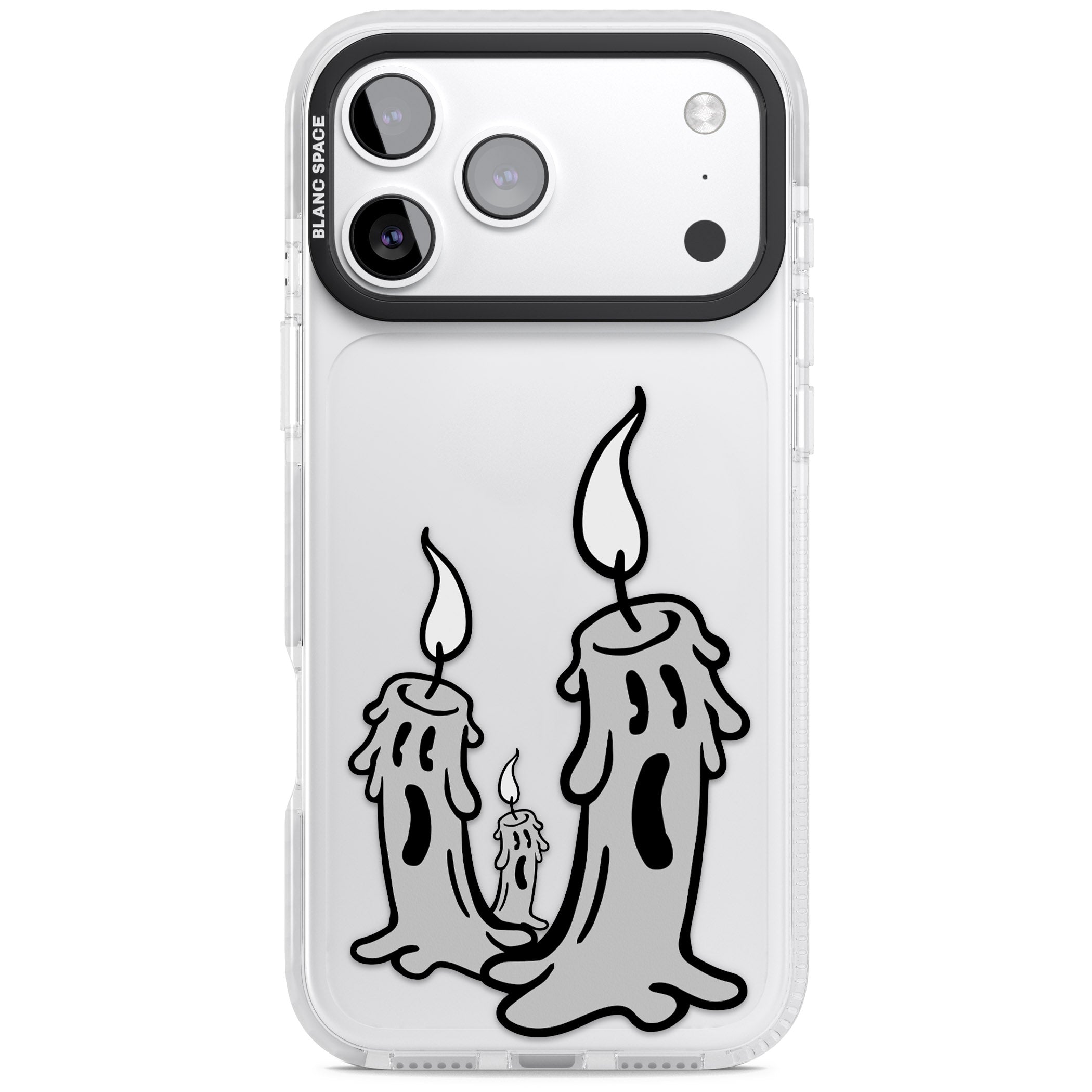 Candle Lit iPhone 17 Pro Impact Clear Phone Case