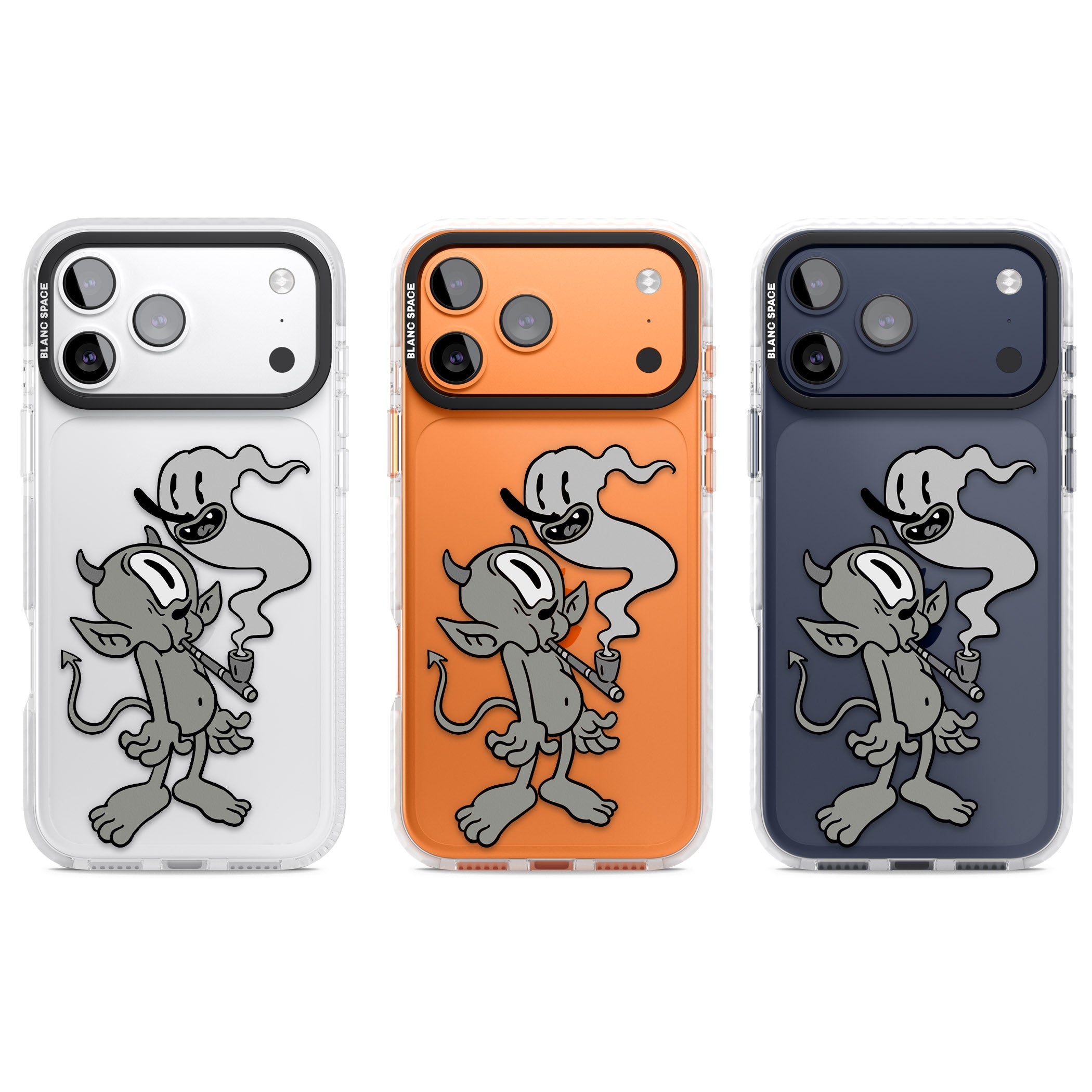 Pipe Goblin iPhone 17 Pro Impact Clear Phone Case APT Impact Protection