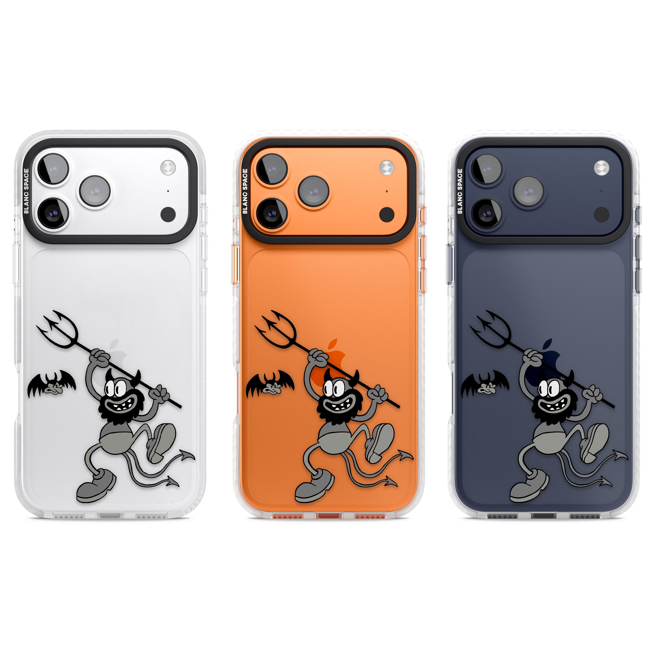 Dancing Devil iPhone 17 Pro Impact Clear Phone Case APT Impact Protection
