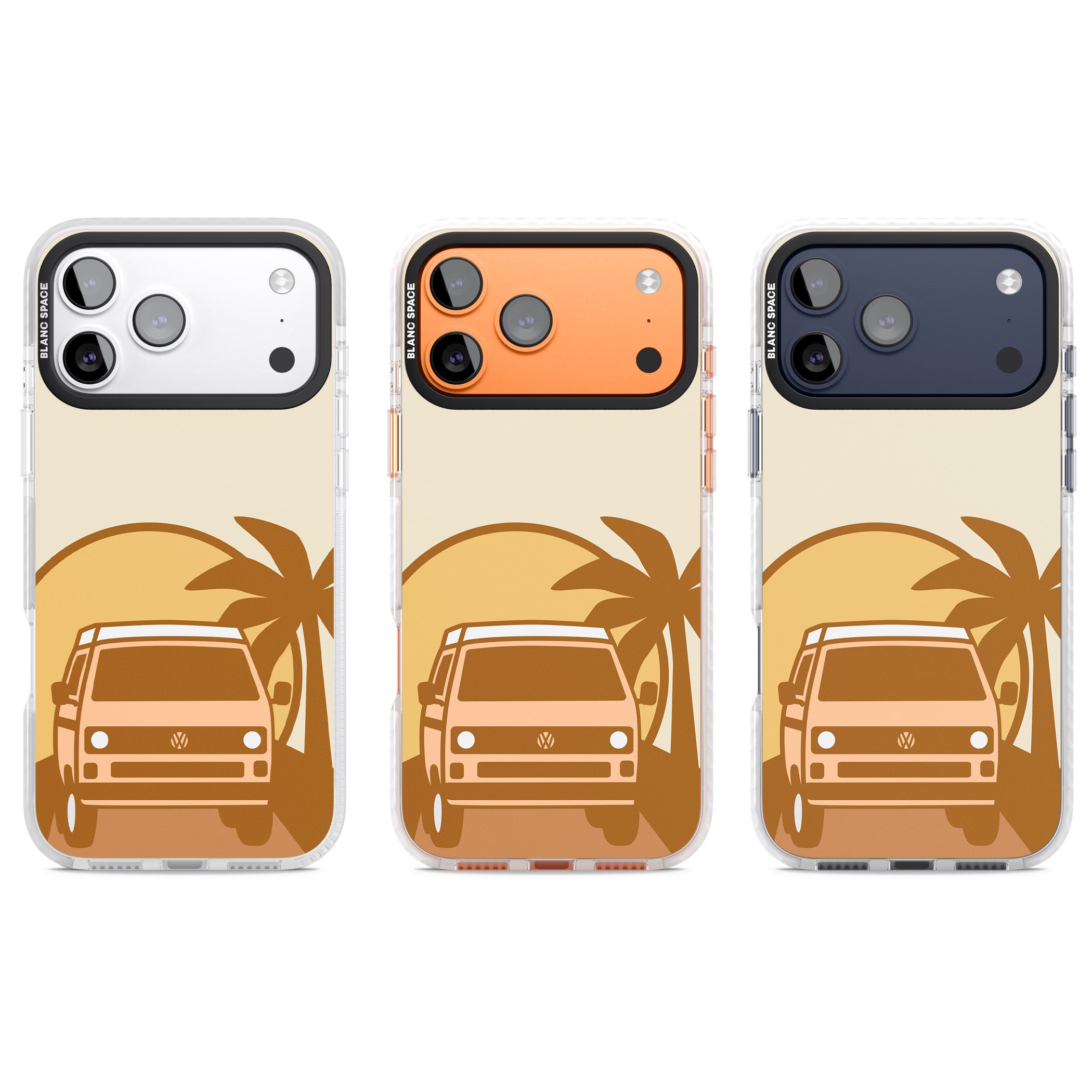 Sunset Van iPhone 17 Pro Impact Clear Phone Case APT Impact Protection