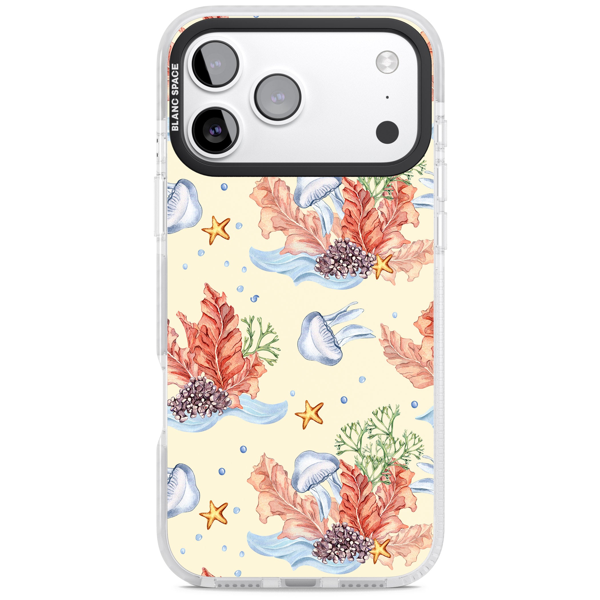 Coral Reef iPhone 17 Pro Impact Clear Phone Case