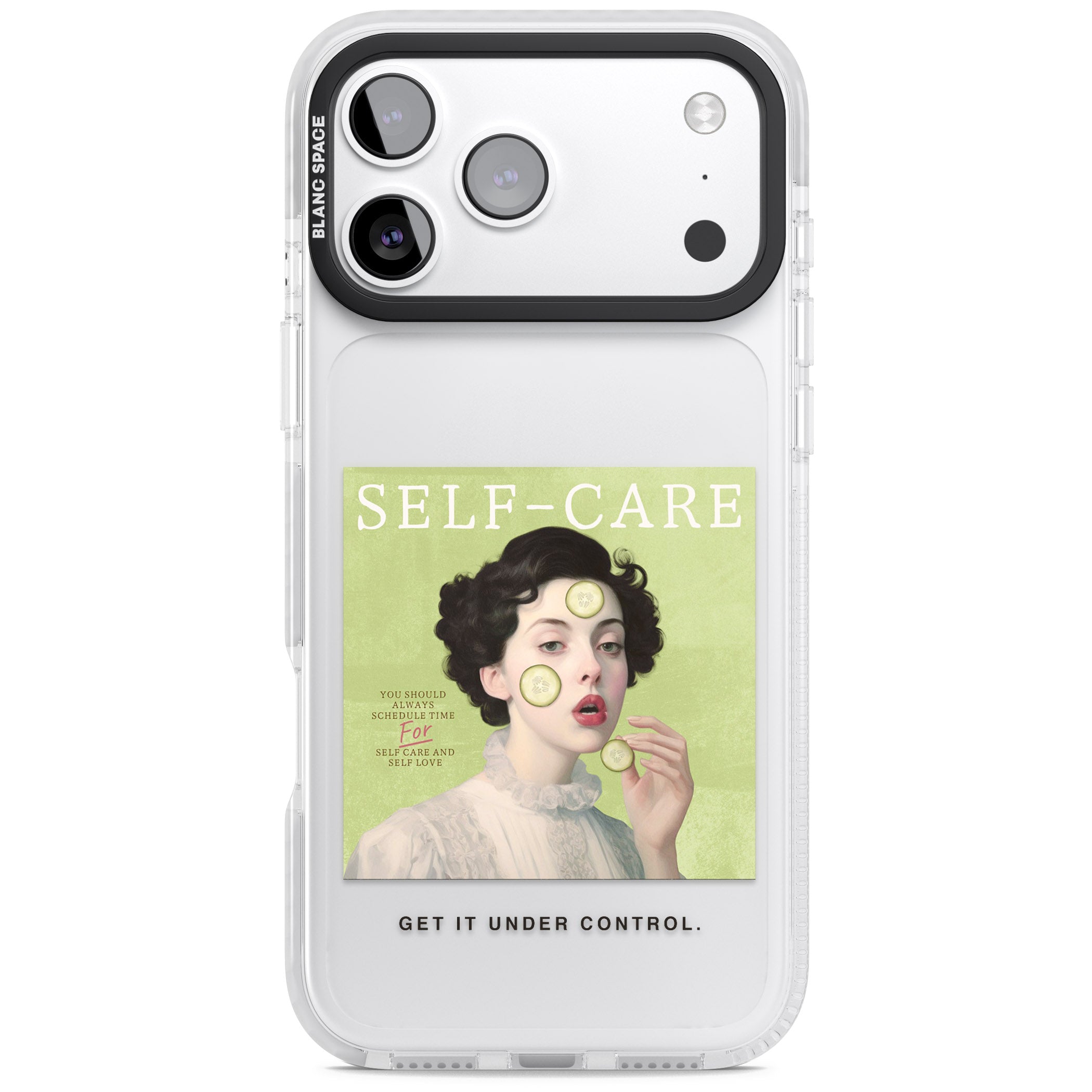 Self Care iPhone 17 Pro Max Impact Clear Phone Case