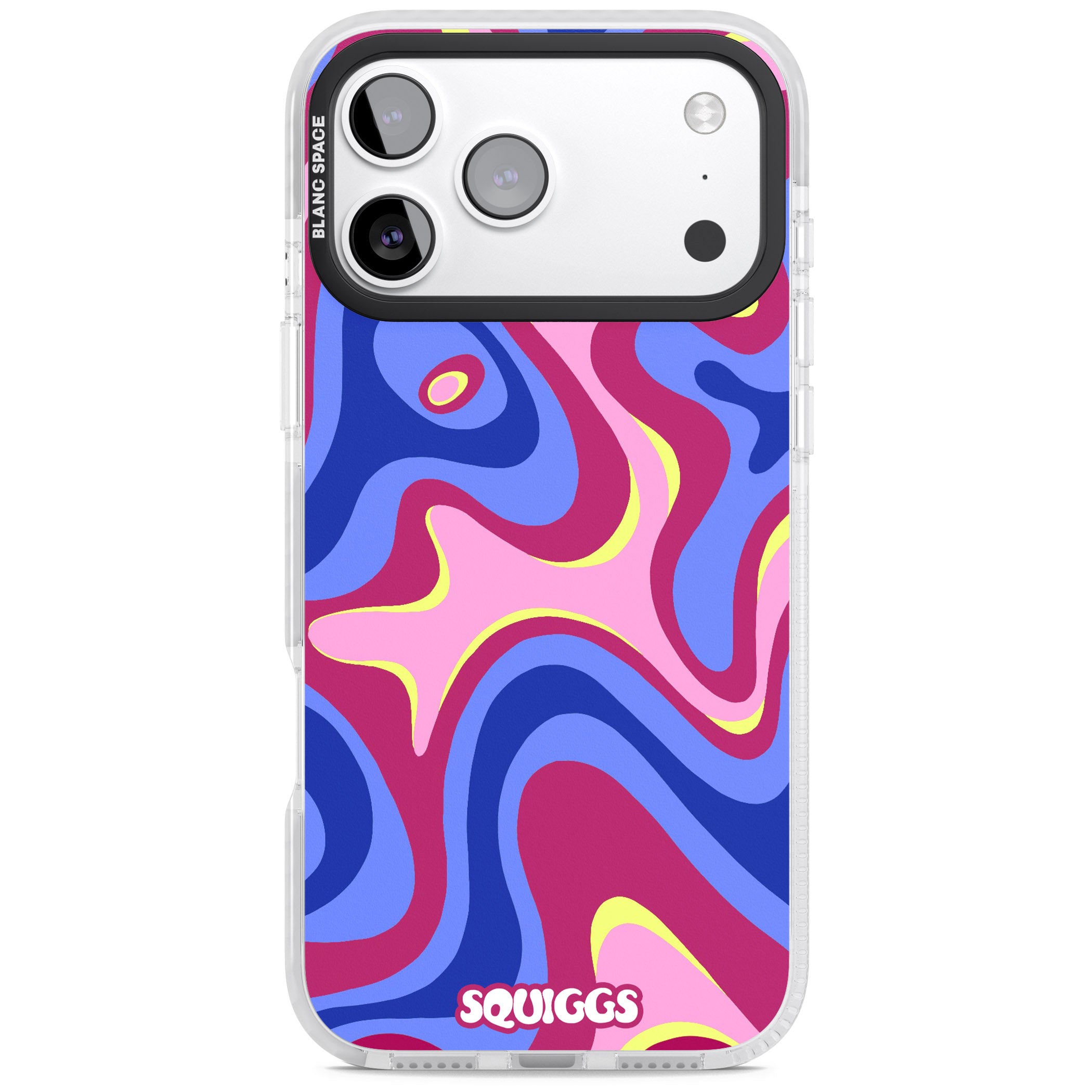 Blue Lava iPhone 17 Pro Impact Clear Phone Case