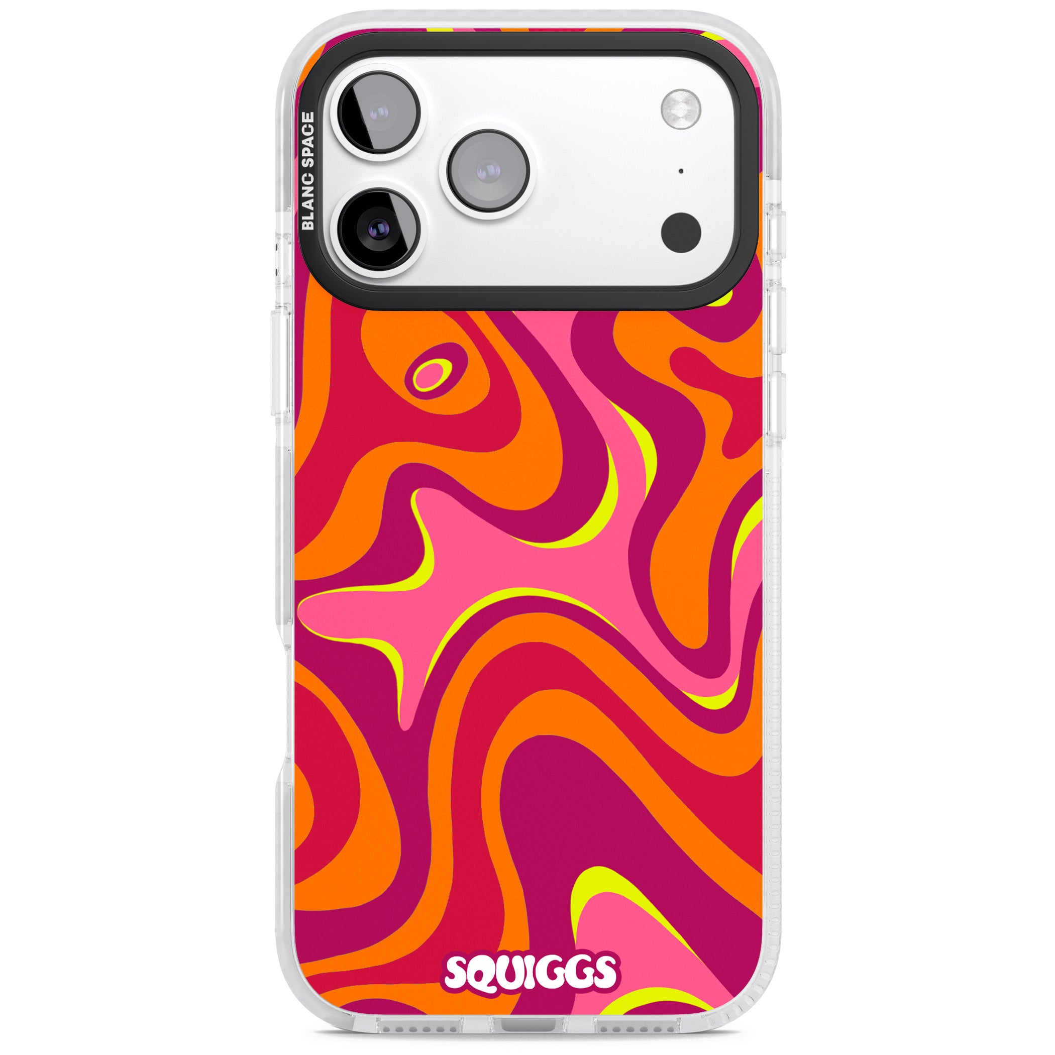 Hot Lava iPhone 17 Pro Max Impact Clear Phone Case