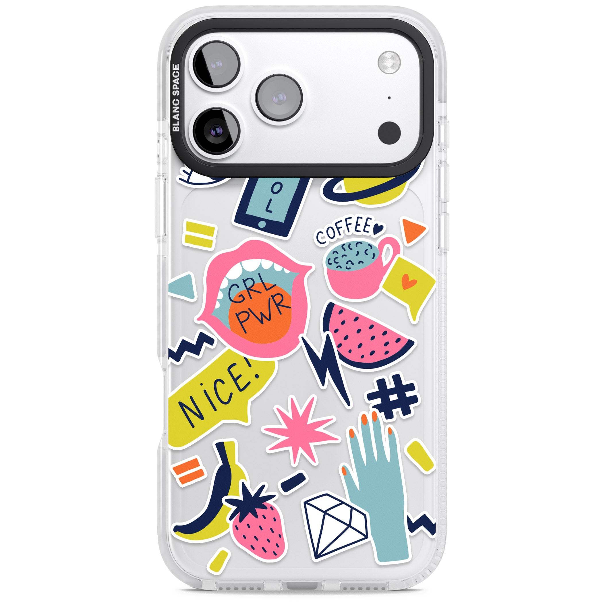 Grl Pwr iPhone 17 Pro Impact Clear Phone Case