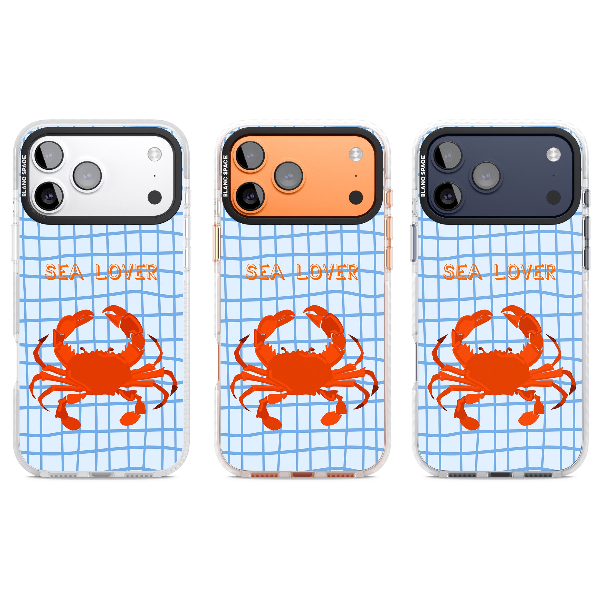 Sea Lover iPhone 17 Pro Impact Clear Phone Case APT Impact Protection