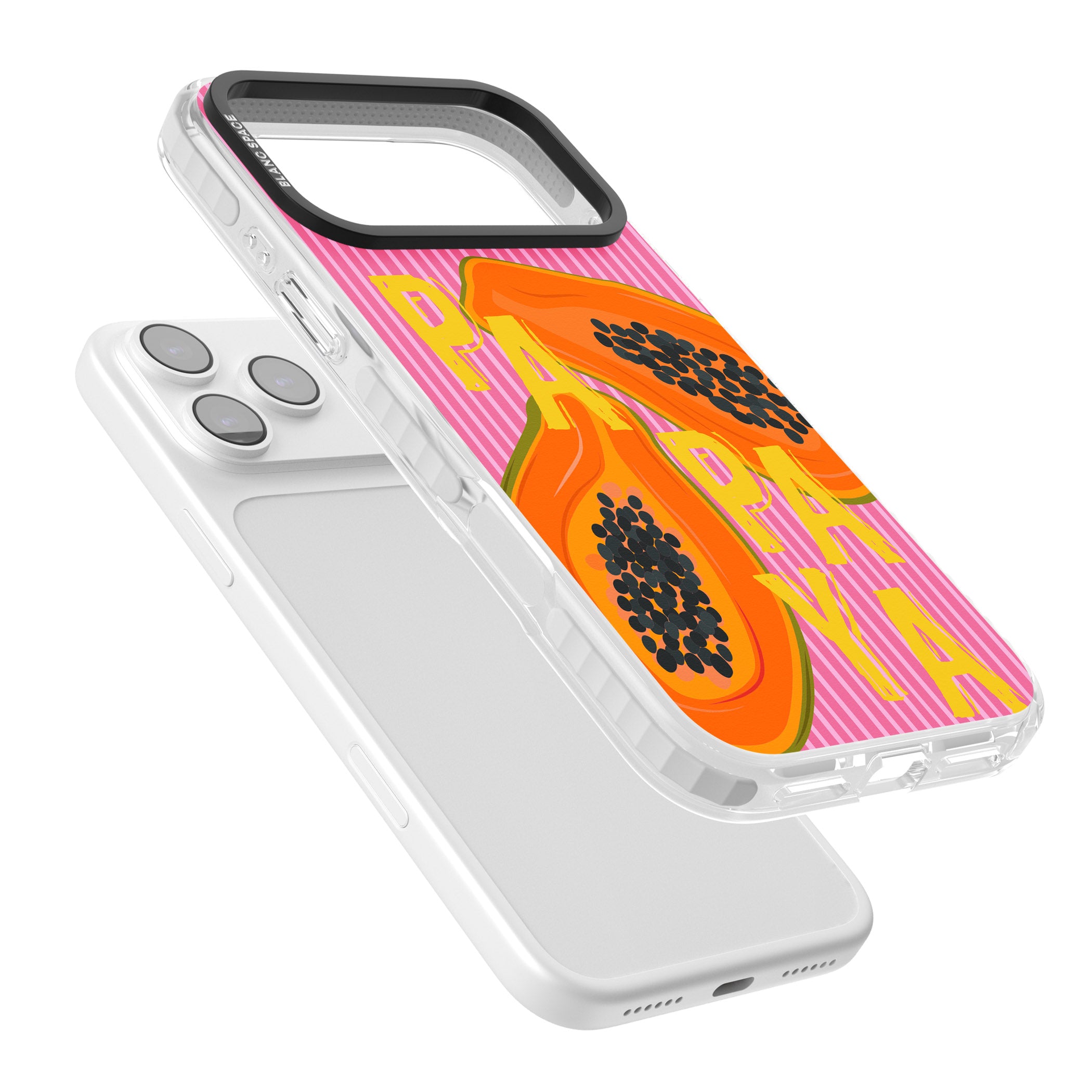 Papaya iPhone 17 Pro Impact Clear Phone Case Colours