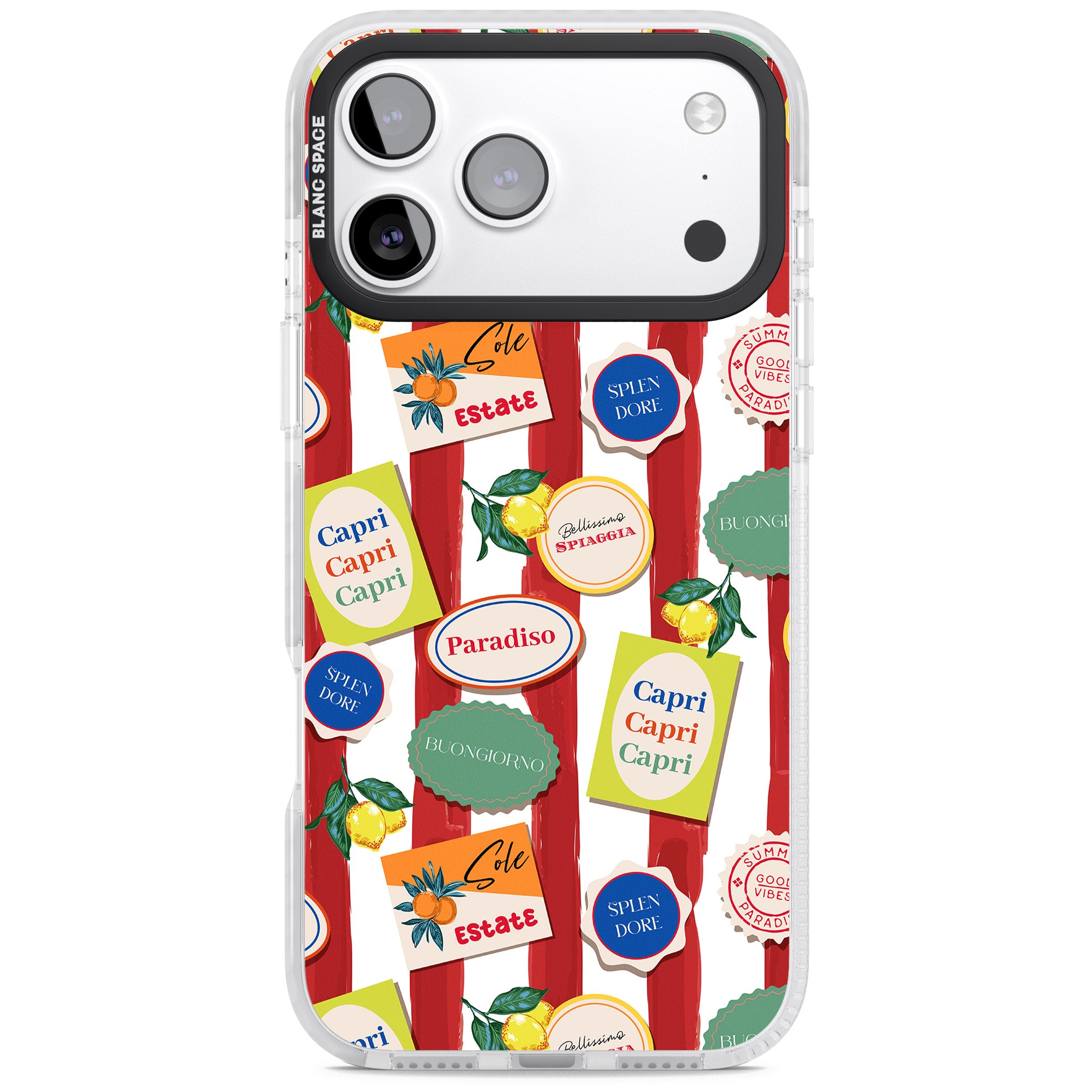 Capri iPhone 17 Pro Impact Clear Phone Case