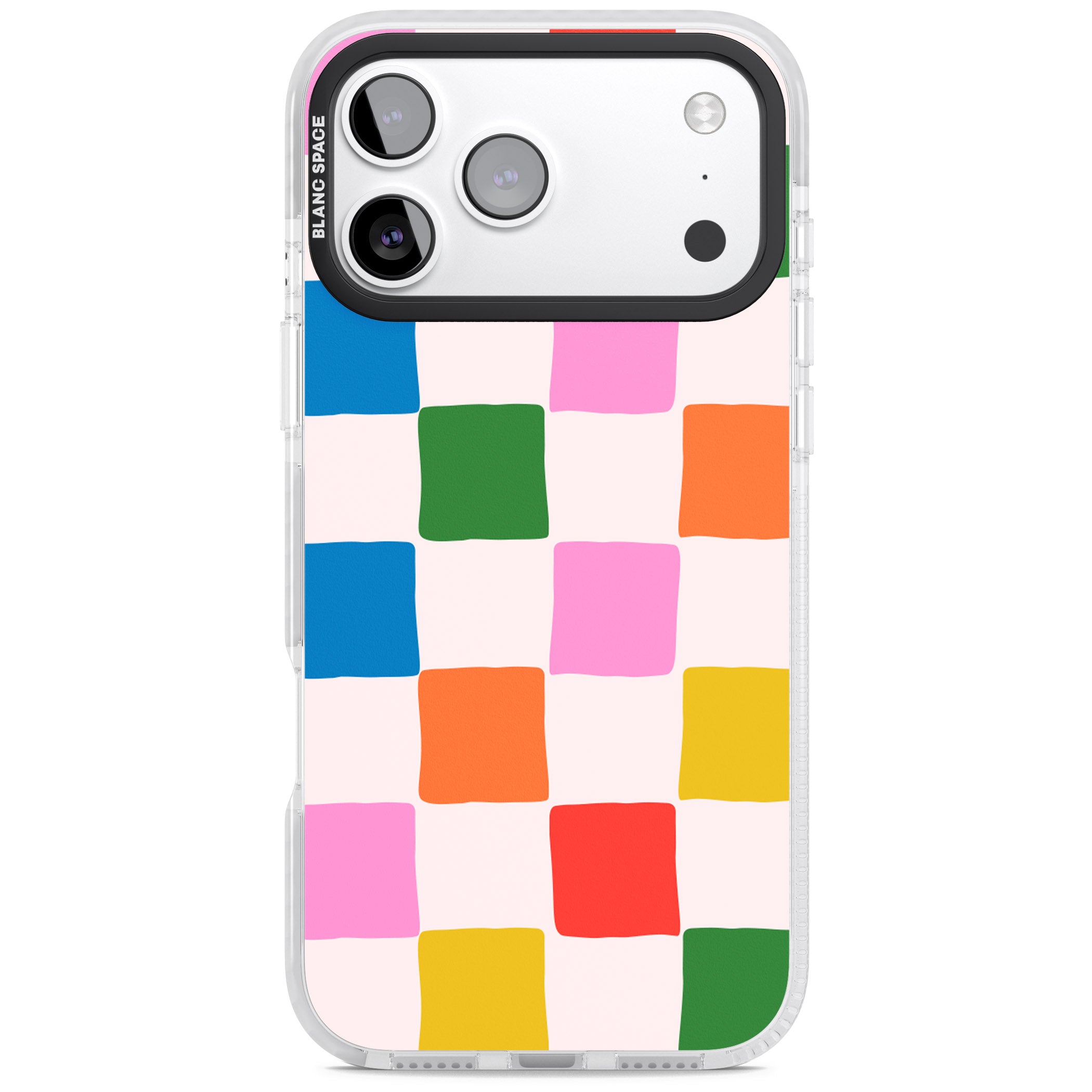 Colour Checked iPhone 17 Pro Impact Clear Phone Case