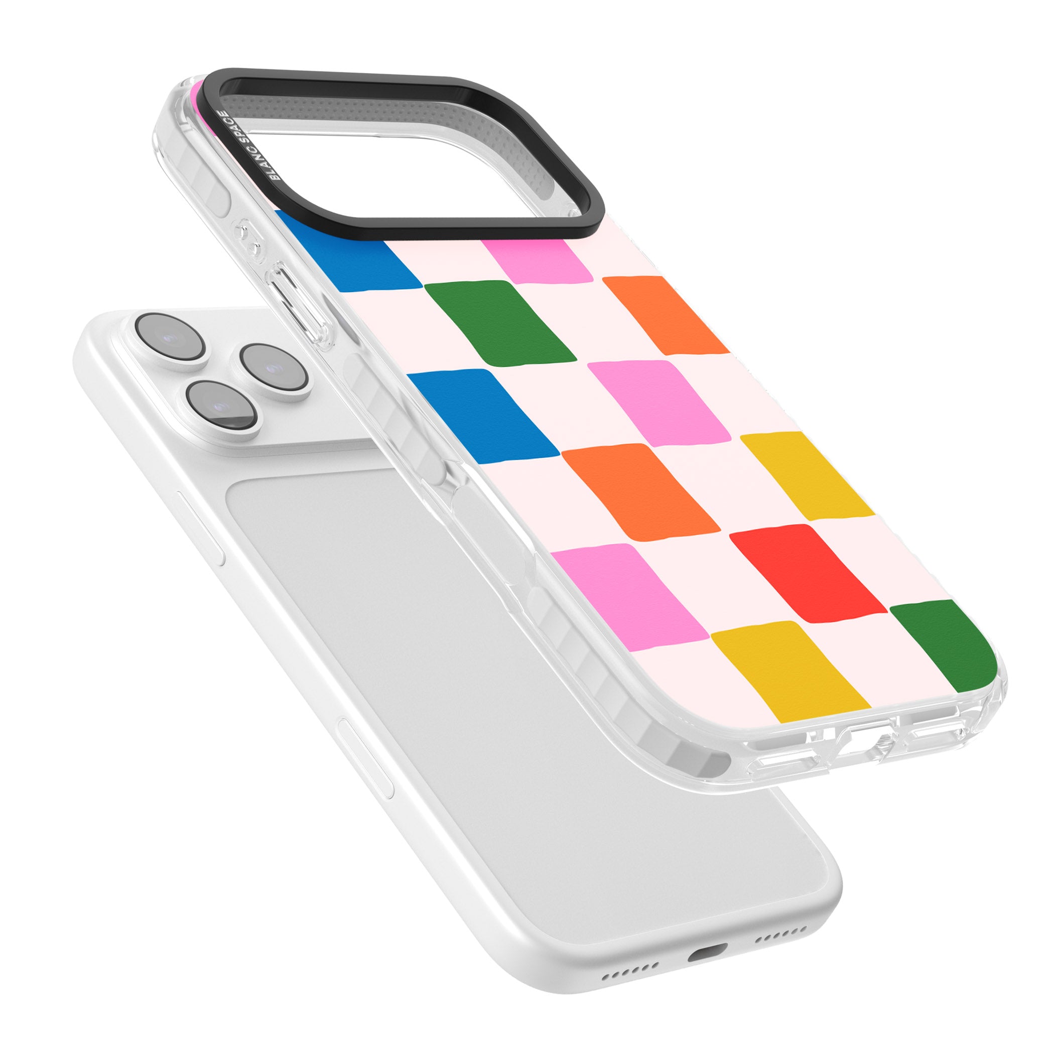 Colour Checked iPhone 17 Pro Max Impact Clear Phone Case Colours