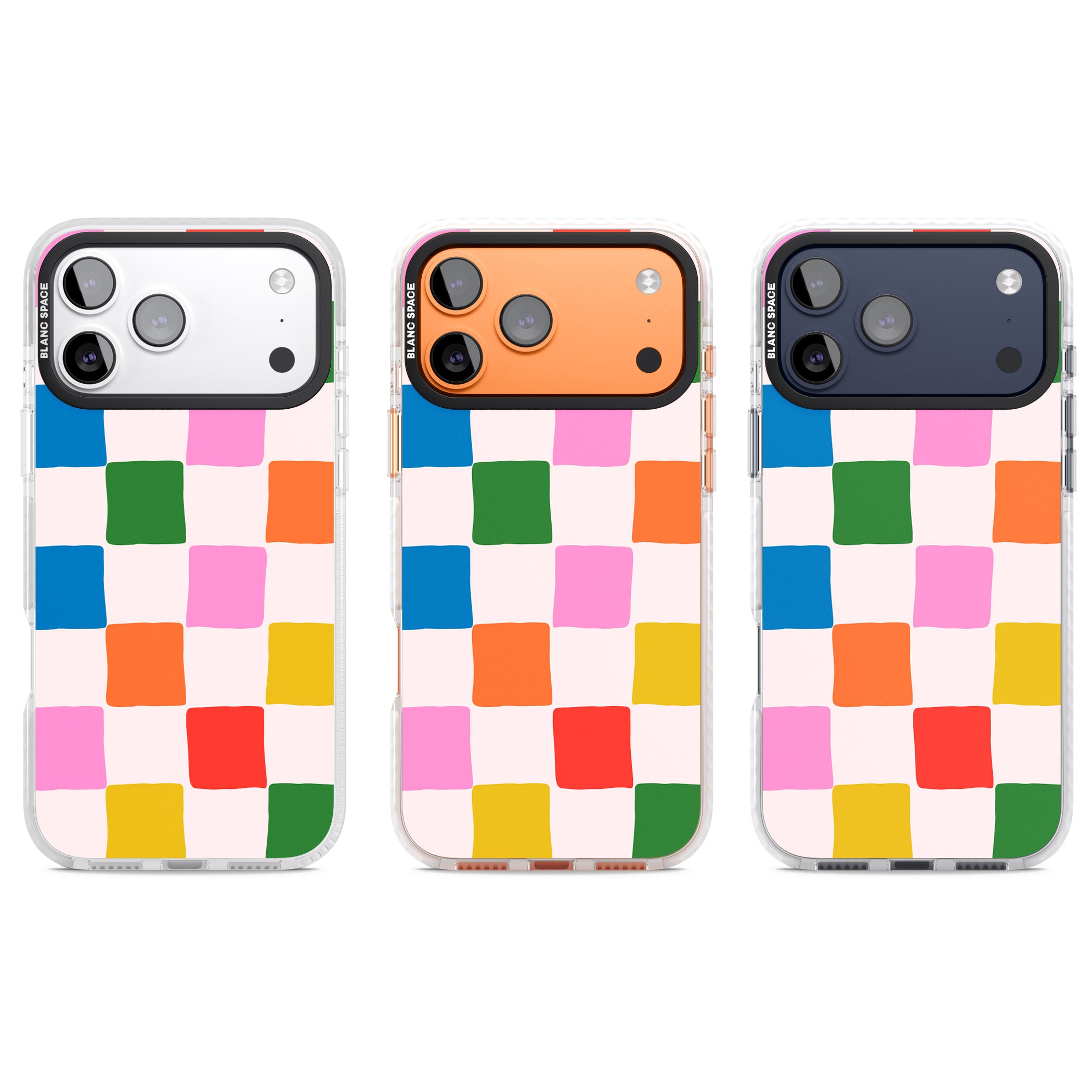 Colour Checked iPhone 17 Pro Impact Clear Phone Case APT Impact Protection